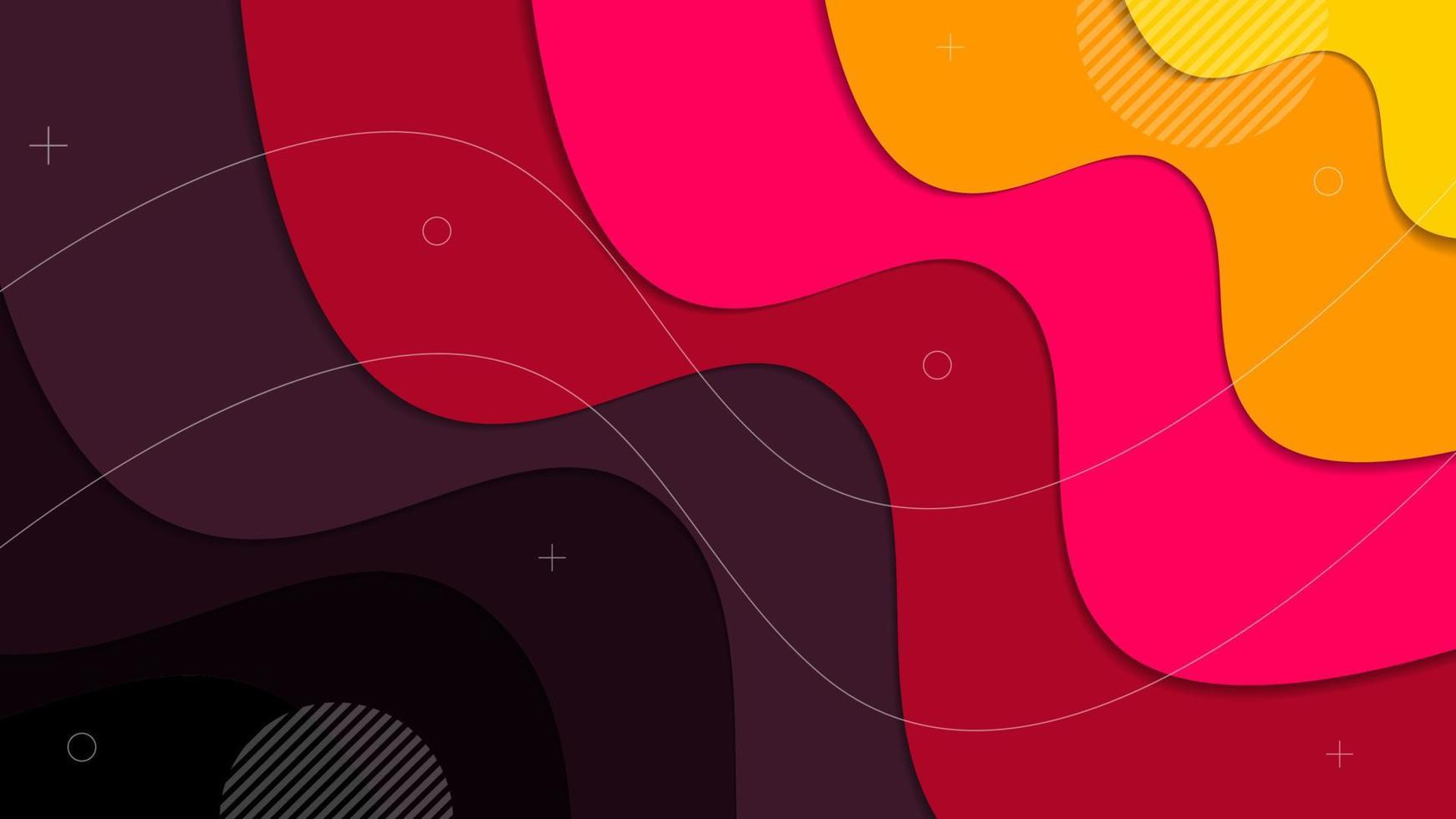 1742x980 Colorful Wave Fluid Design Abstract Background foe wallpaper, presentation, landing page or website banner
