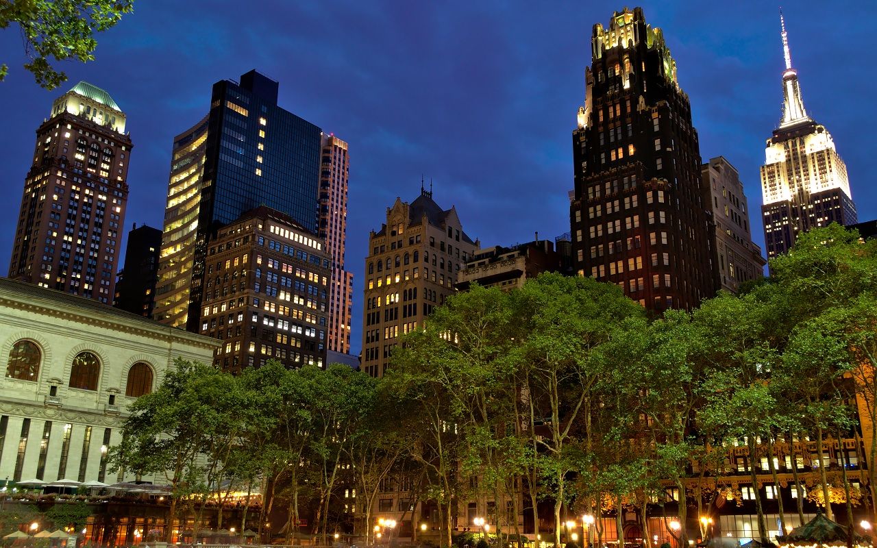 1280x800 Bryant Park NYC Photo
