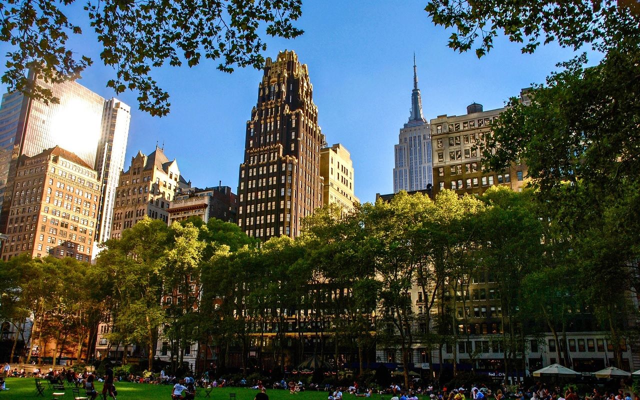 1280x800 Bryant Park NYC Photo
