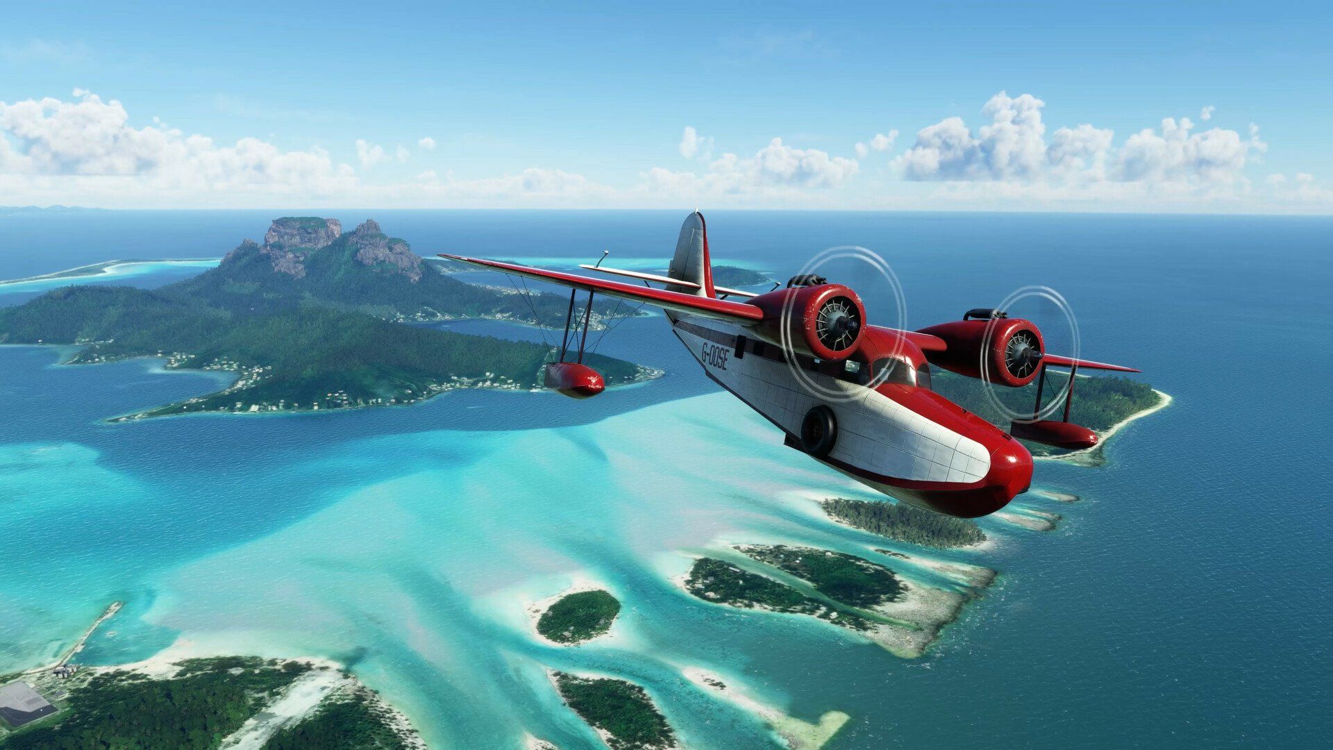1920x1080 Stunning Microsoft Flight Simulator HD Wallpaper Adventure Over Tropical Watersx1080