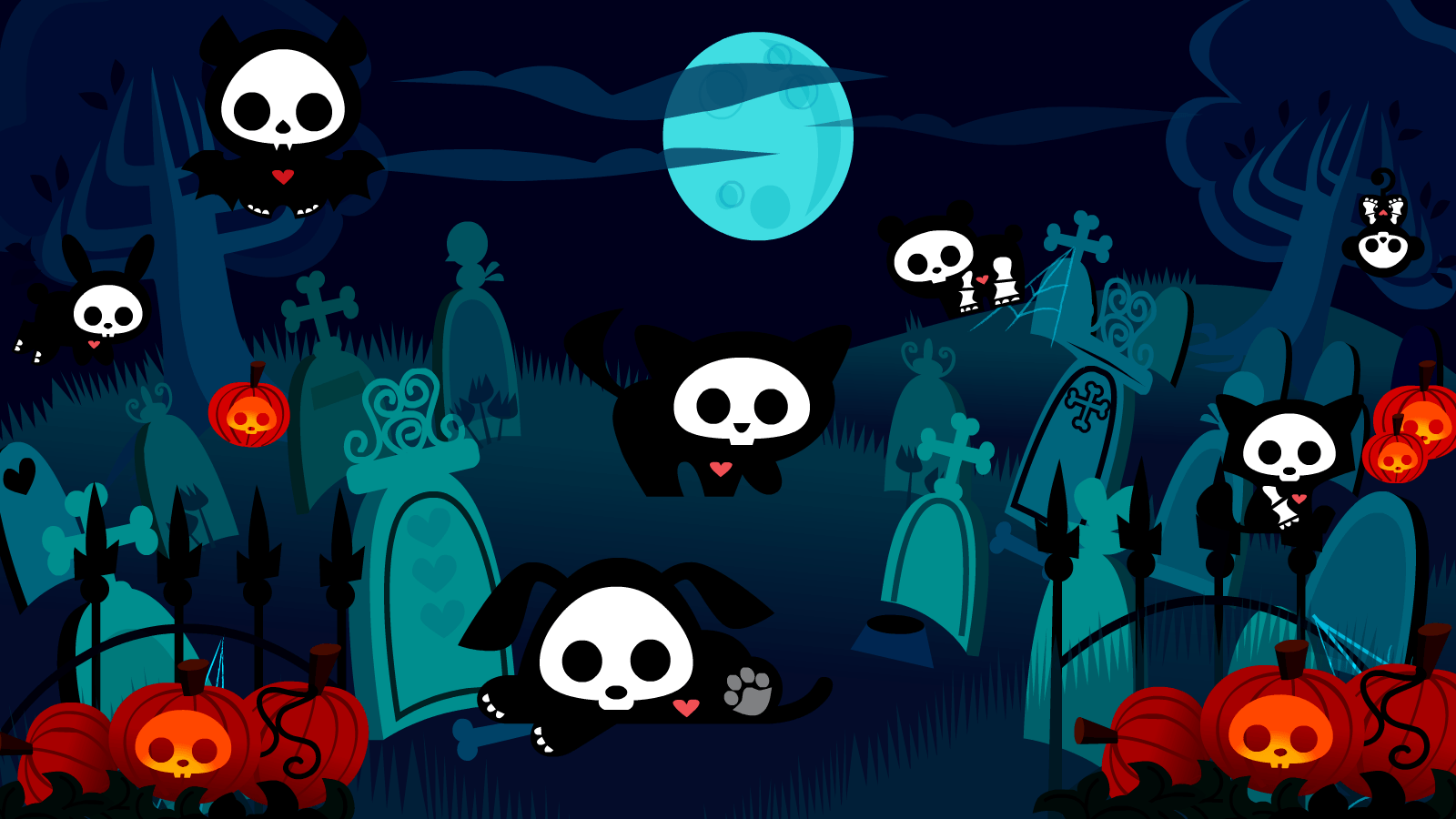 1600x900 Skelanimals Wallpaper