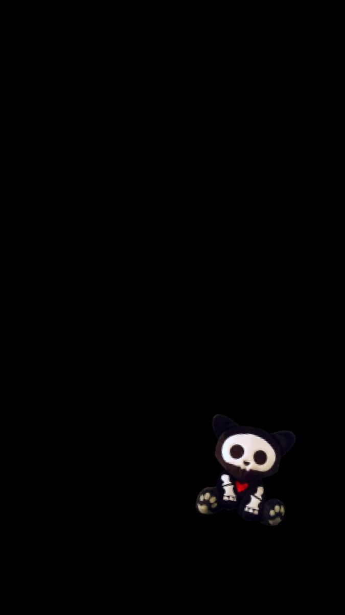 675x1200 skelanimals png ios wallpaper (black)