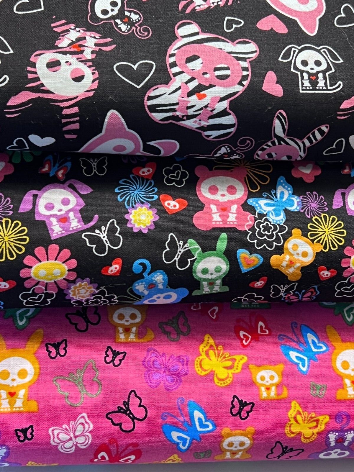 1200x1600 Skelanimals Fabric