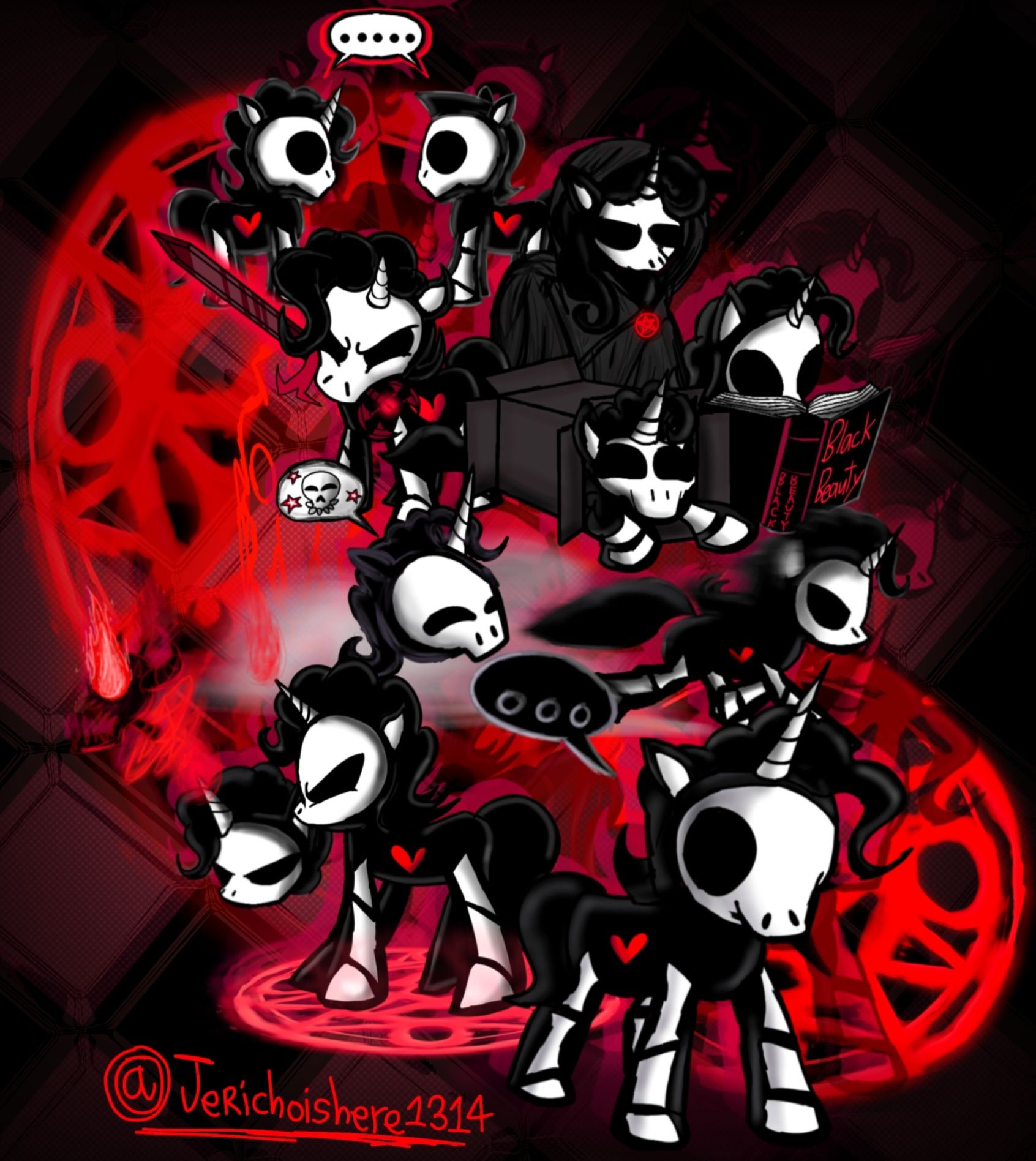 1692x1896 Skelanimals Carrie (with doodle art included) by jerichoishere1314 on Newgrounds