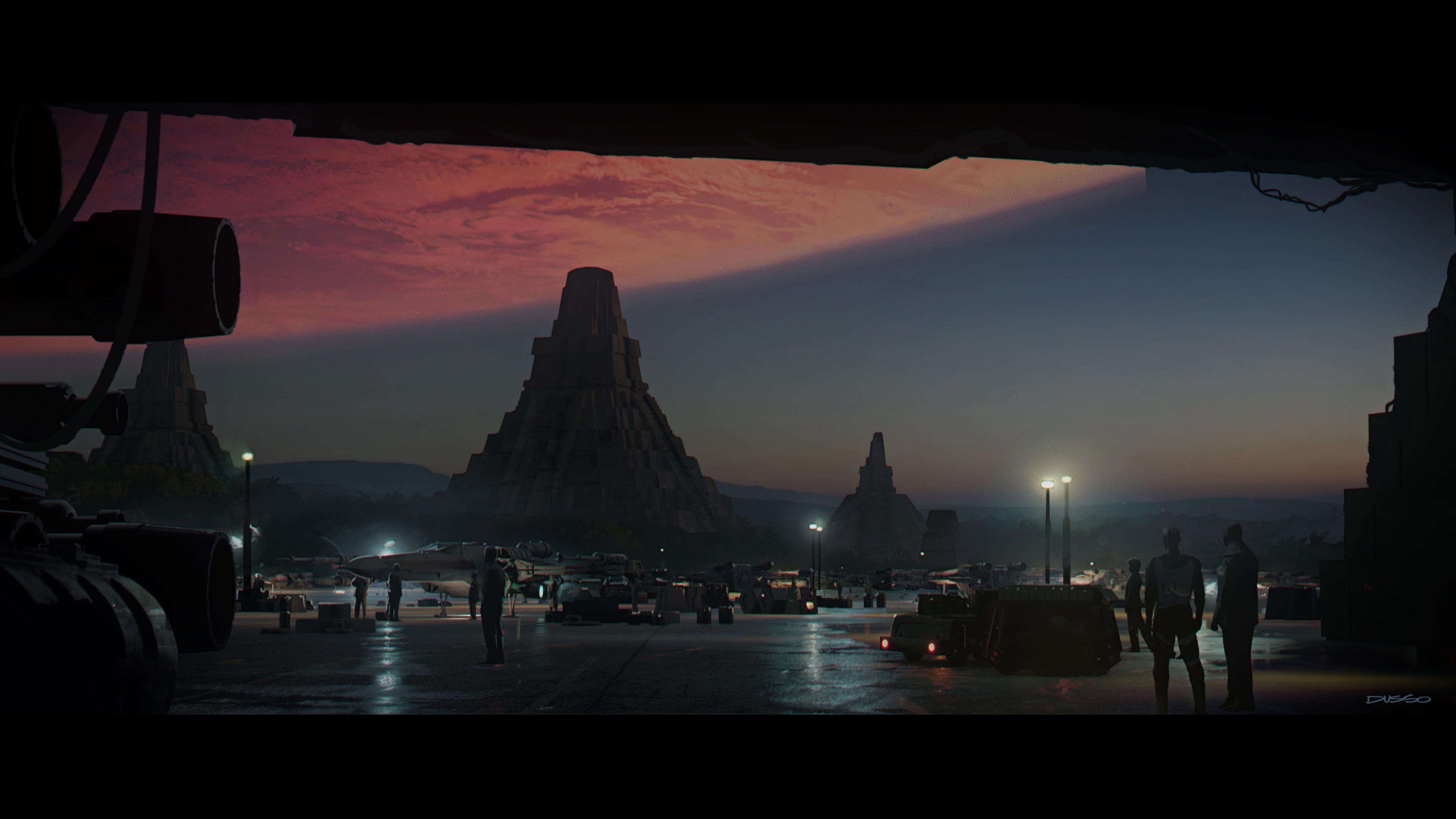 4800x2700 Yavin 4 concept image by Yannick Dusseault (Dusso) for Rogue One