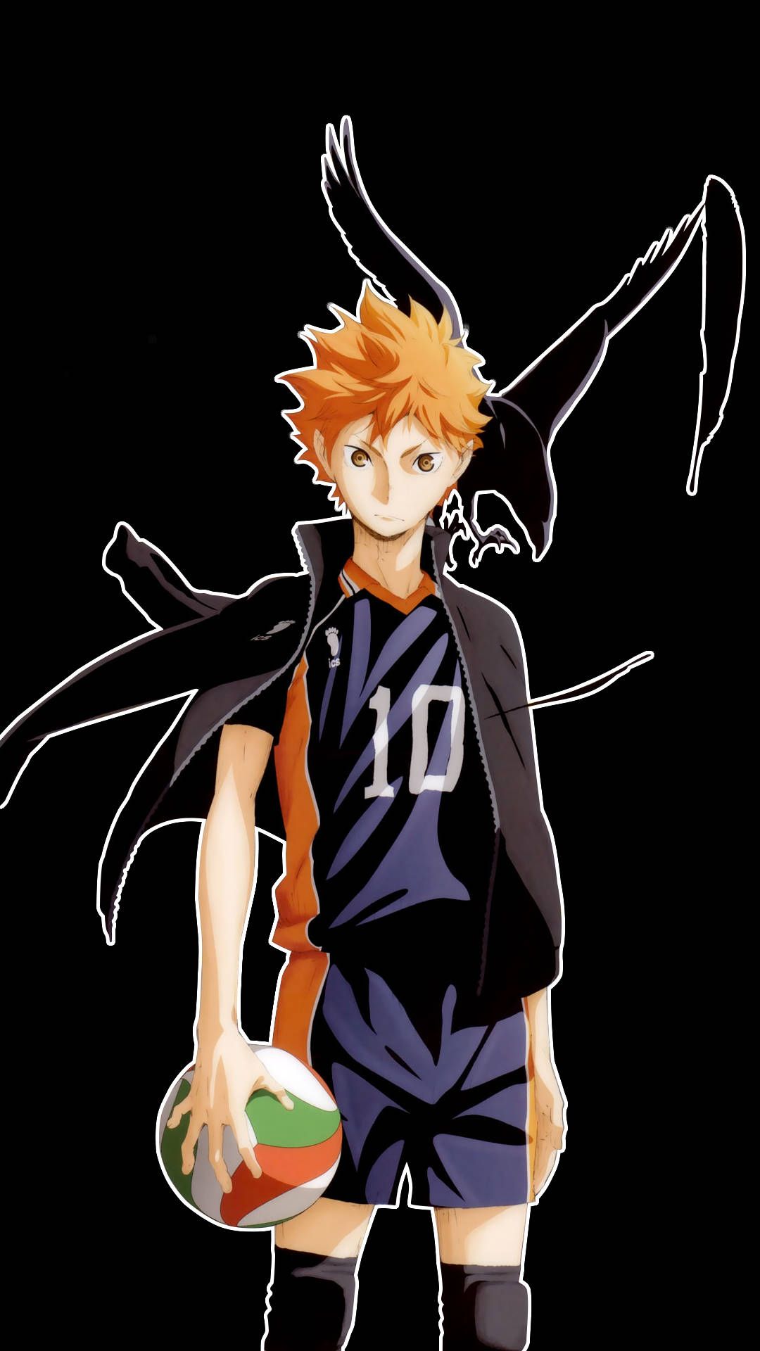 1080x1920 Download Hitting the spike with all of his soul Shouyou. Wallpaper