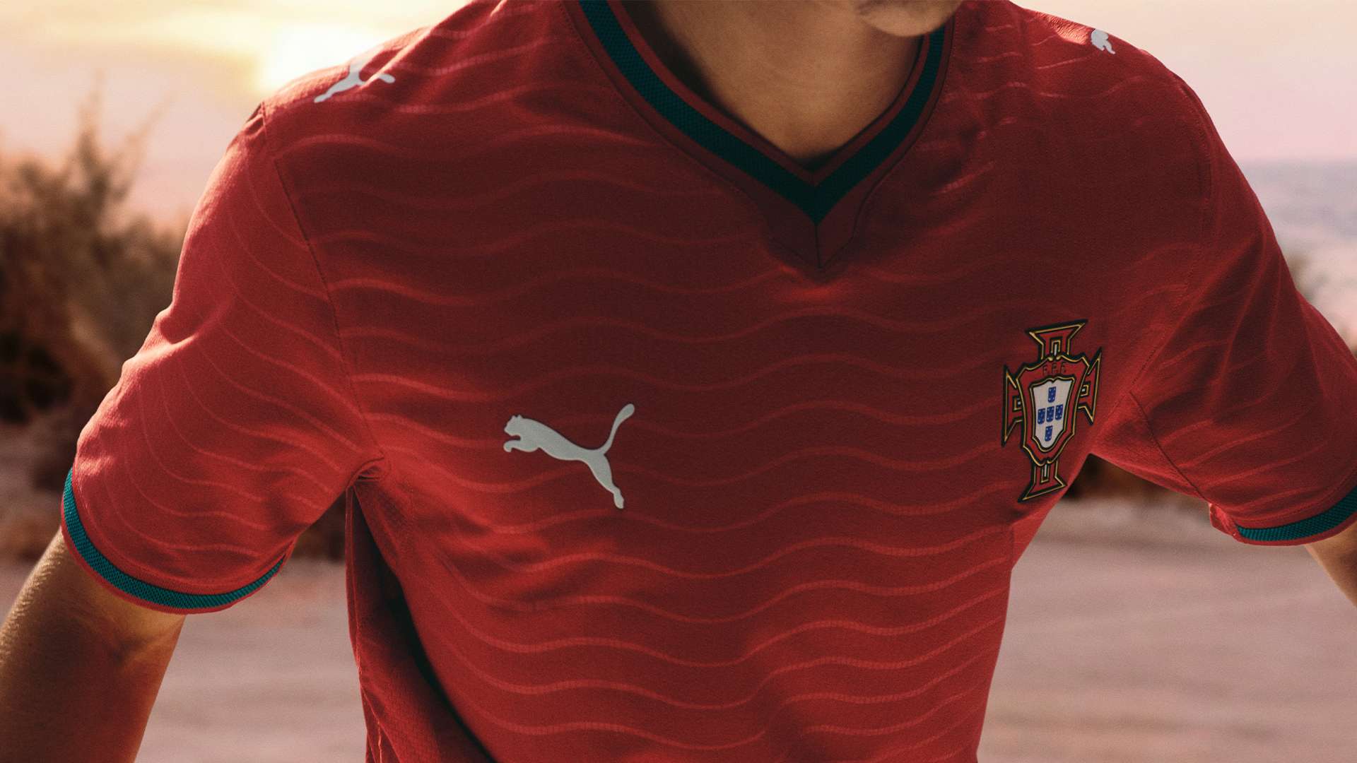 1920x1080 Cristiano Ronaldo & Co. get a fresh look! PUMA drop wavey new Portugal kits ahead of 2026 World Cup. Goal.com US