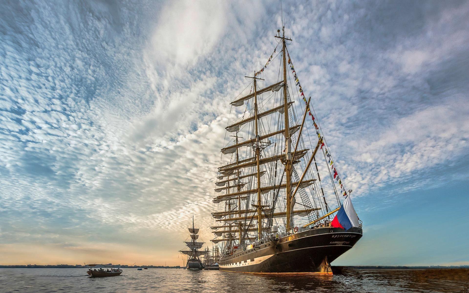 1920x1200 Tall Ships Wallpaper