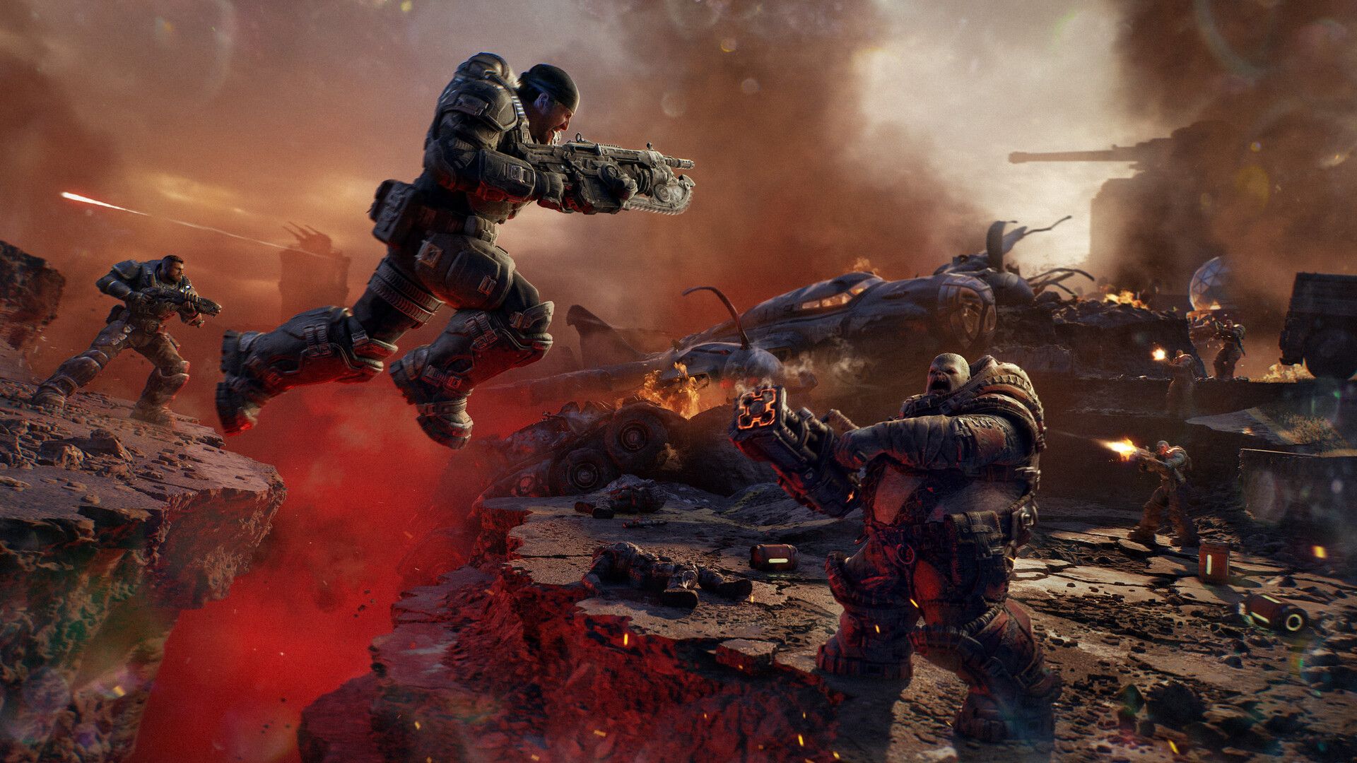 1920x1080 Gears Of War: E Day Features Low Ground Cover, Optional Objectives, And Even Jumping