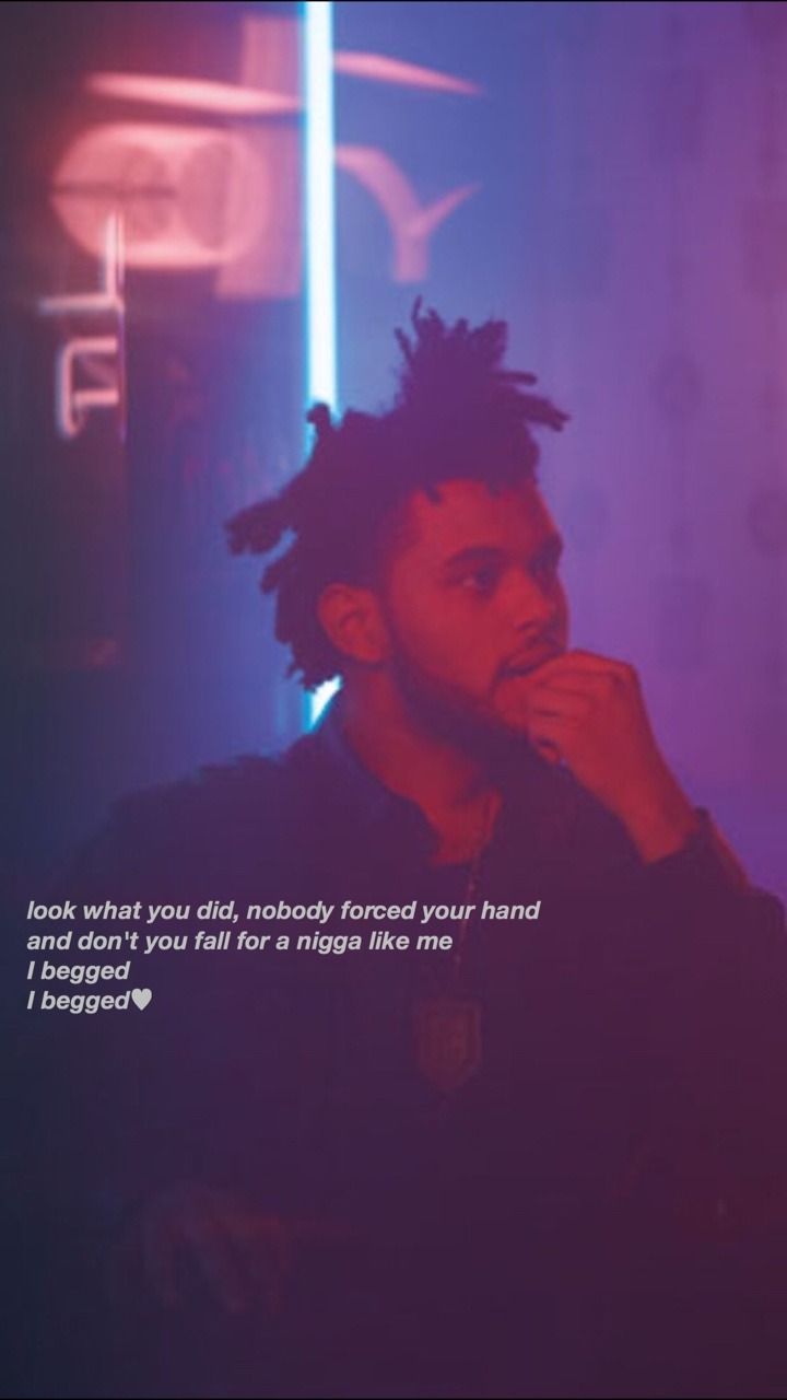 720x1280 The Weeknd song lyric wallpaper songs: (in order of appearance) Lonely Star Thursday The Birds pt. 1 The Birds pt. 2