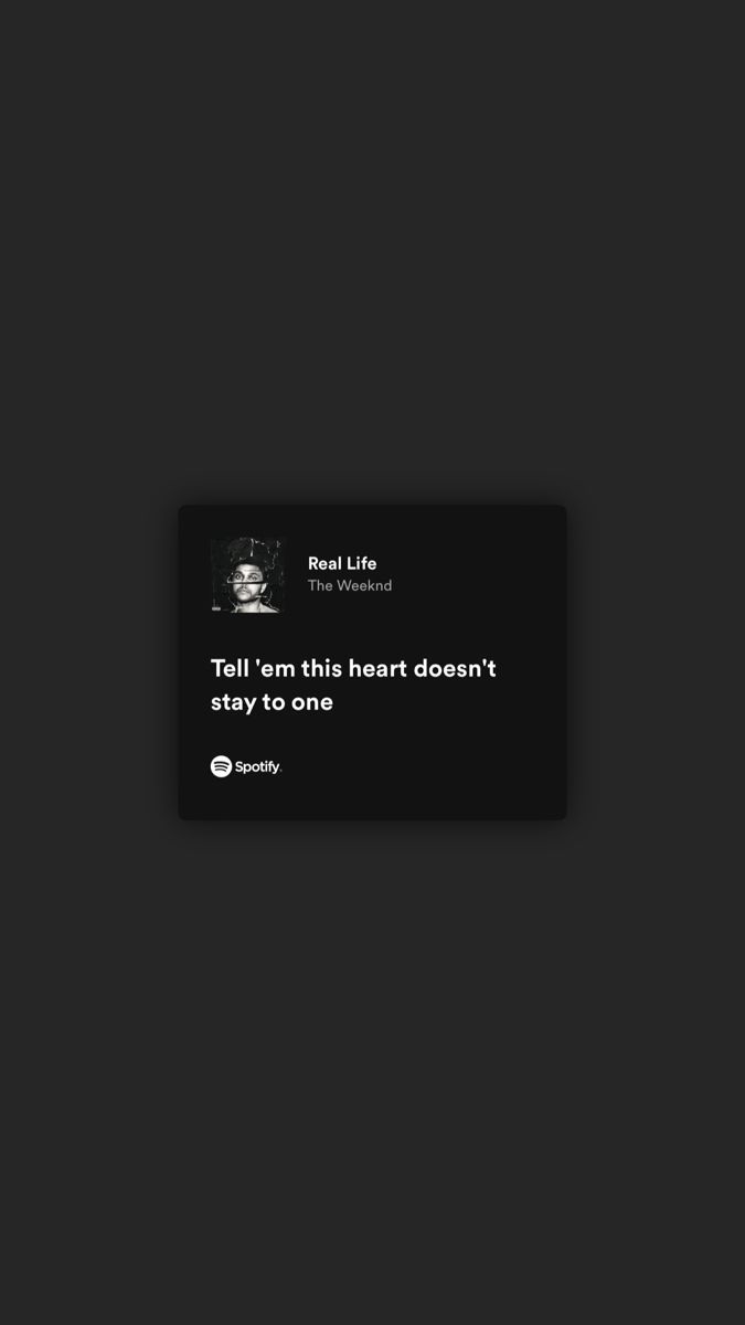 675x1200 Spotify quotes wallpaper. Spotify song quote on black background, Weeknd lyrics bio for instagram, Lyrics quotes