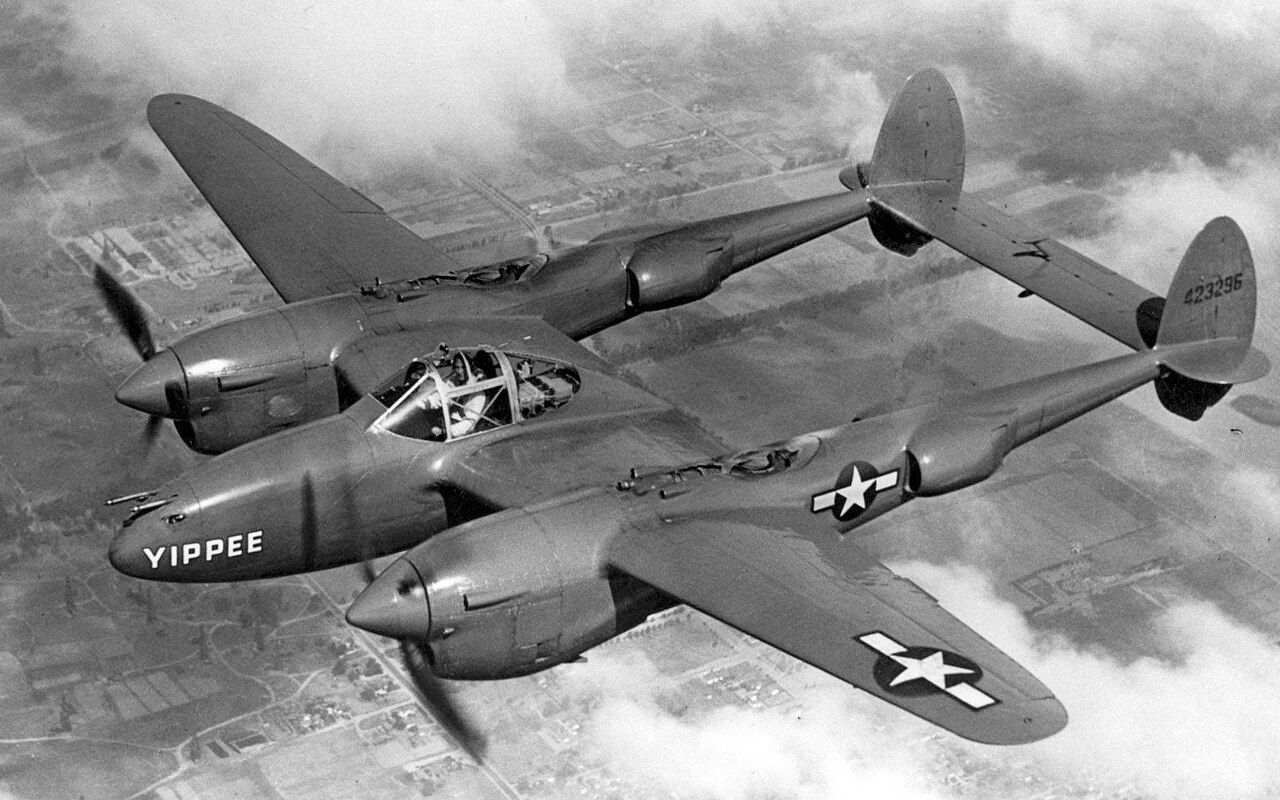 1280x800 Lockheed P 38 Lightning