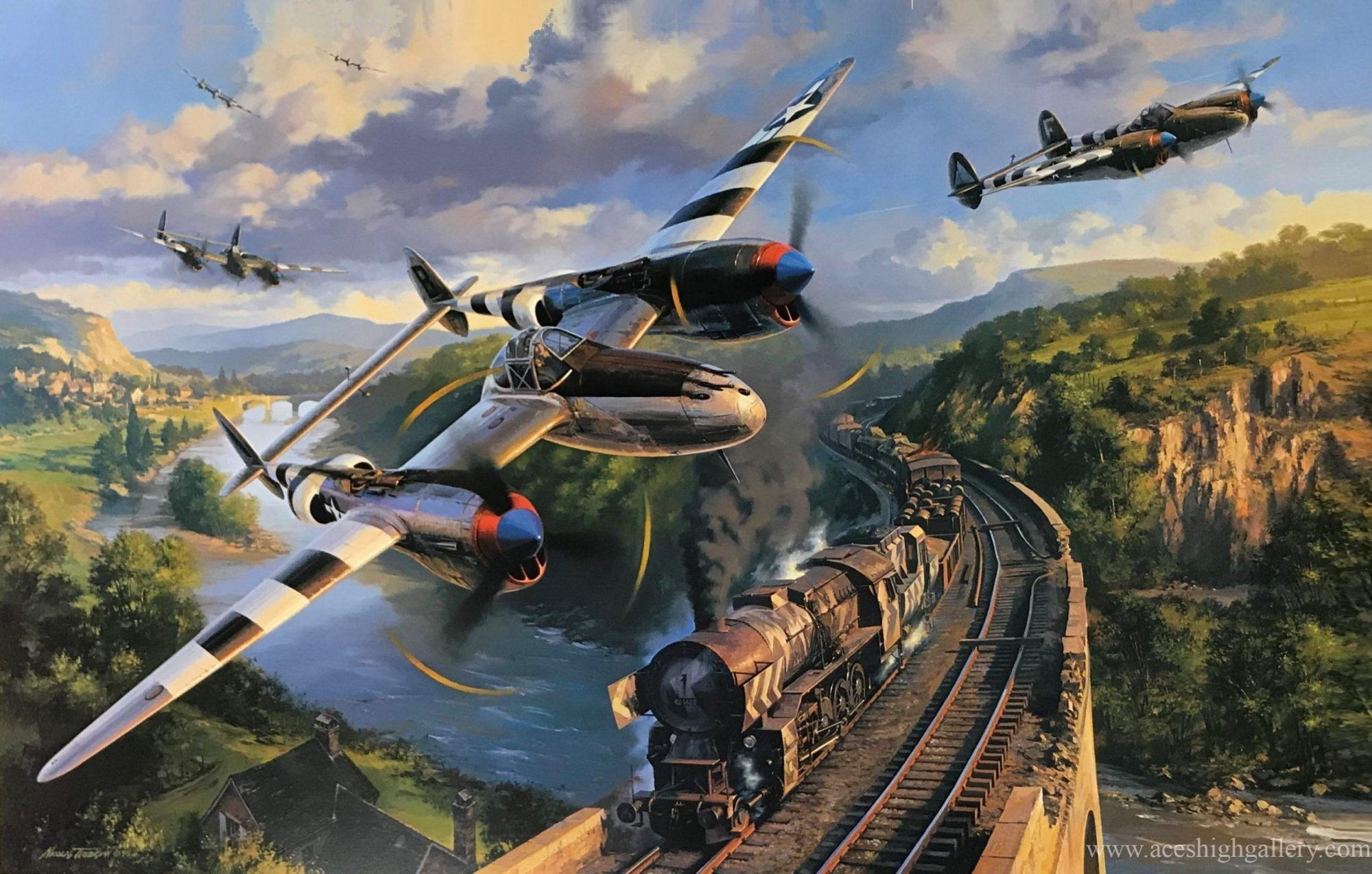 2000x1275 LIGHTNING ENCOUNTER. Aces High Gallery