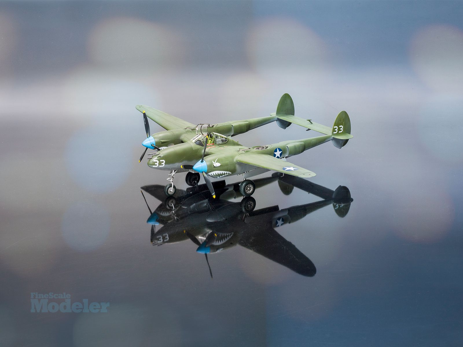 1600x1200 Free Wallpaper Of Tamiya's P 38F G Lightning. FineScale Modeler Magazine