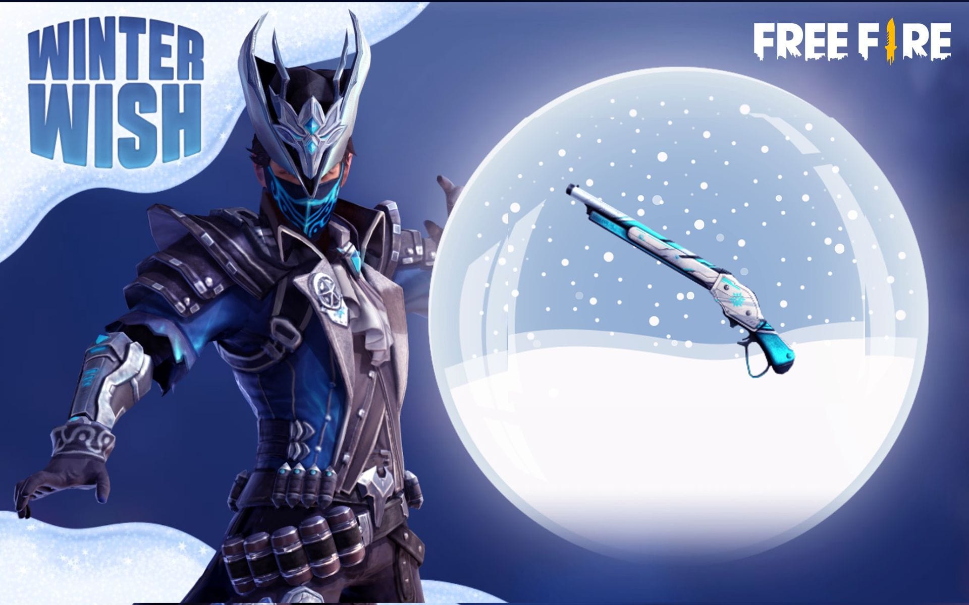 1920x1200 Free Fire Winter Wish event: How to get gloo wall, bundle and M1887 Winterlands gun skin