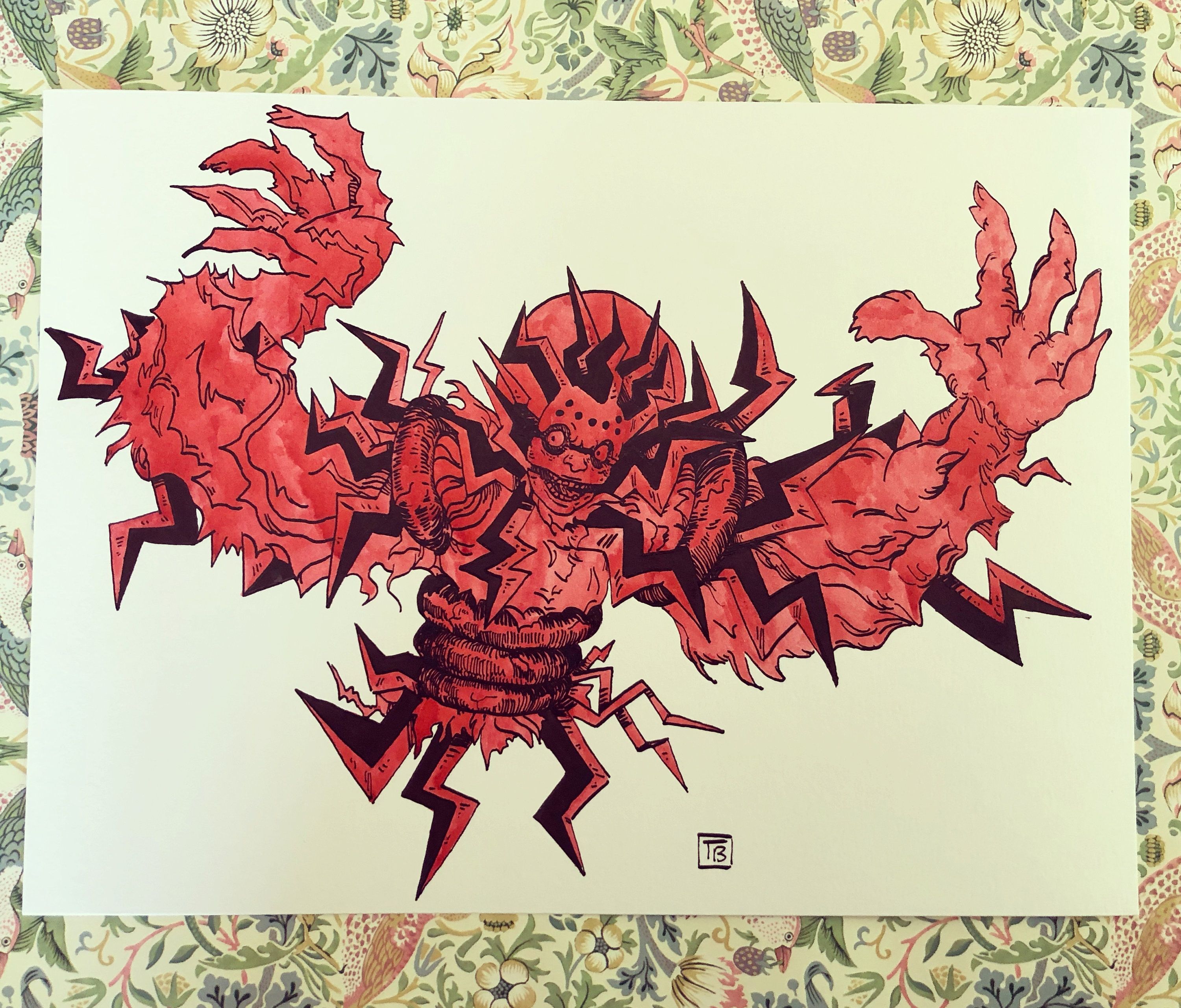 3000x2561 Regieleki Pokemon Gods Original Ink Drawing