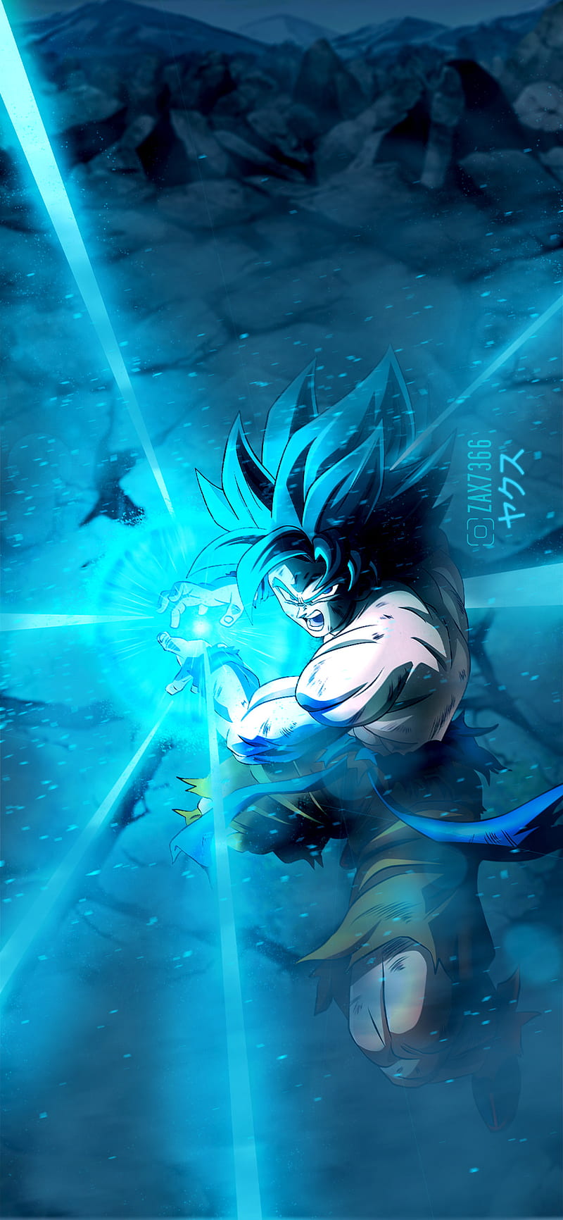 800x1732 Son Goku, zax, edit, dragon ball, manga, anime, HD phone wallpaper