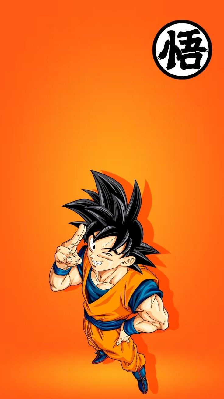 736x1308 Goku Wallpaper edit