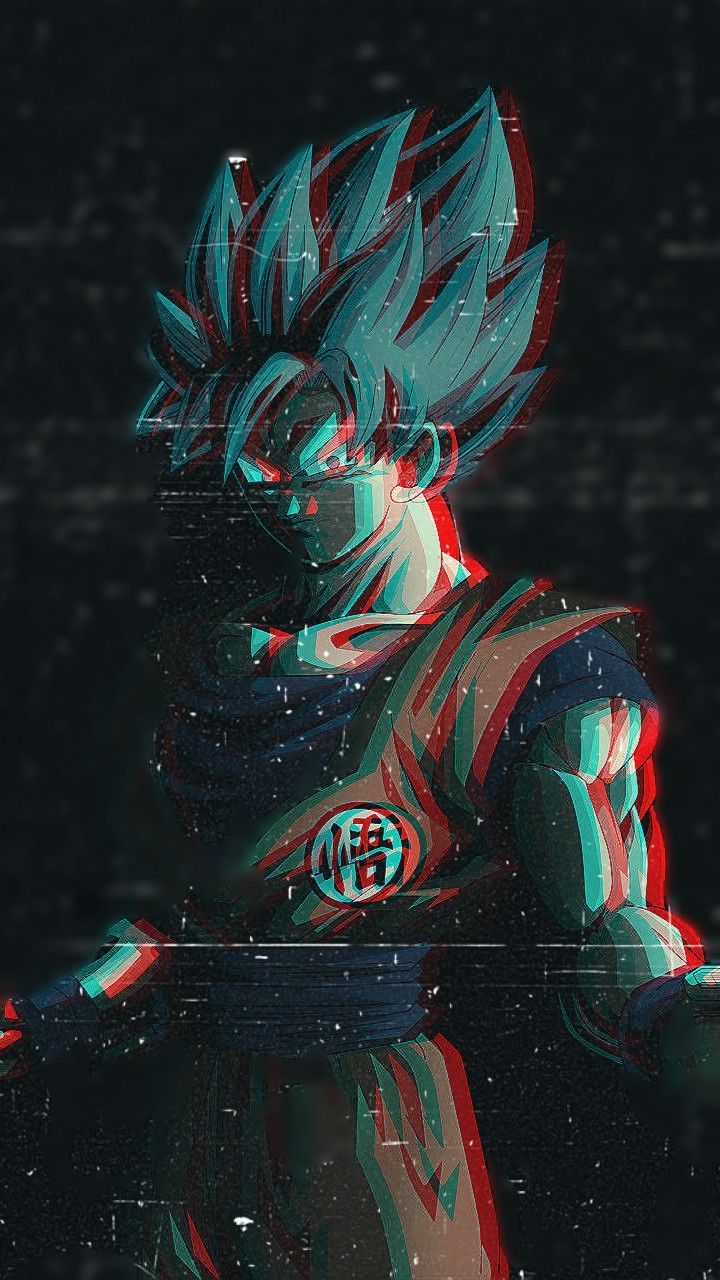 720x1280 Goku edit súper sayajin blue