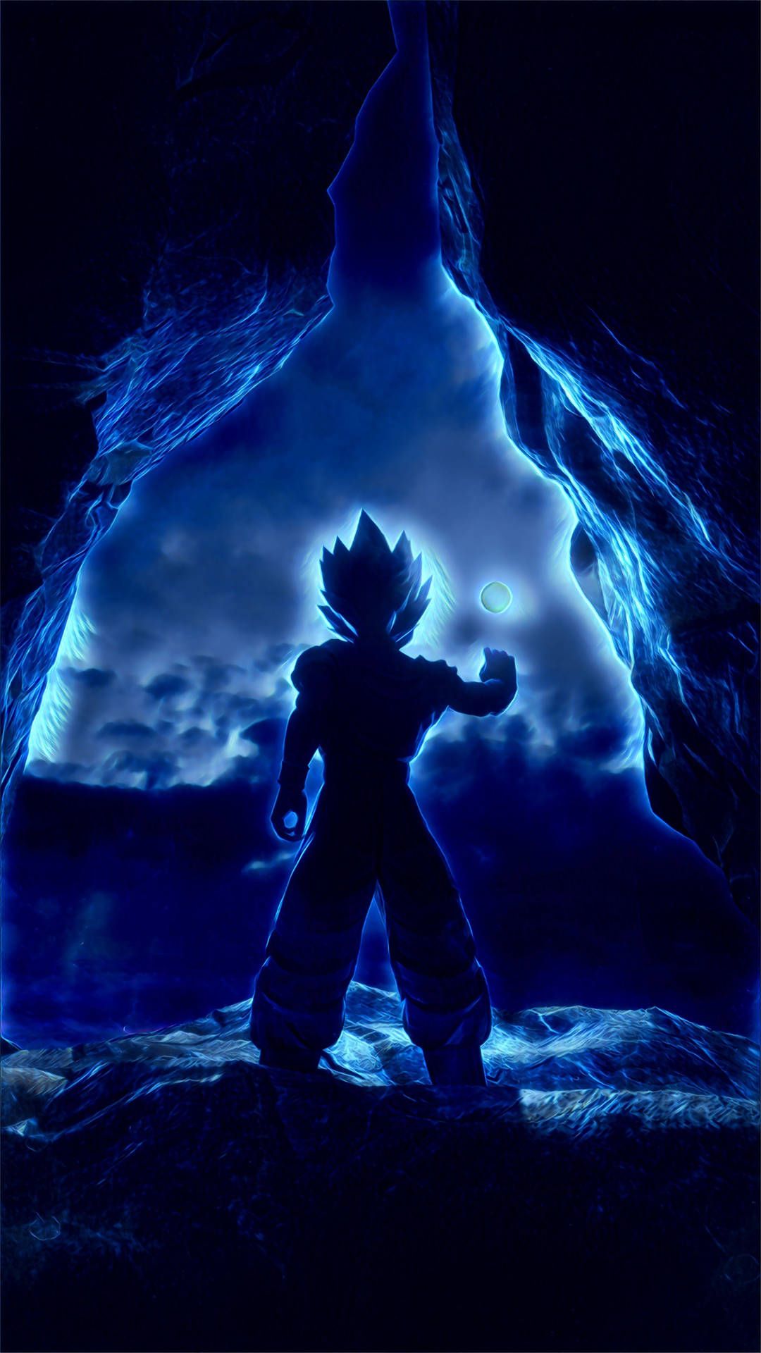 1080x1920 Download Super Saiyan Goku Ultimate Warrior of DBZ in 4K Wallpaper