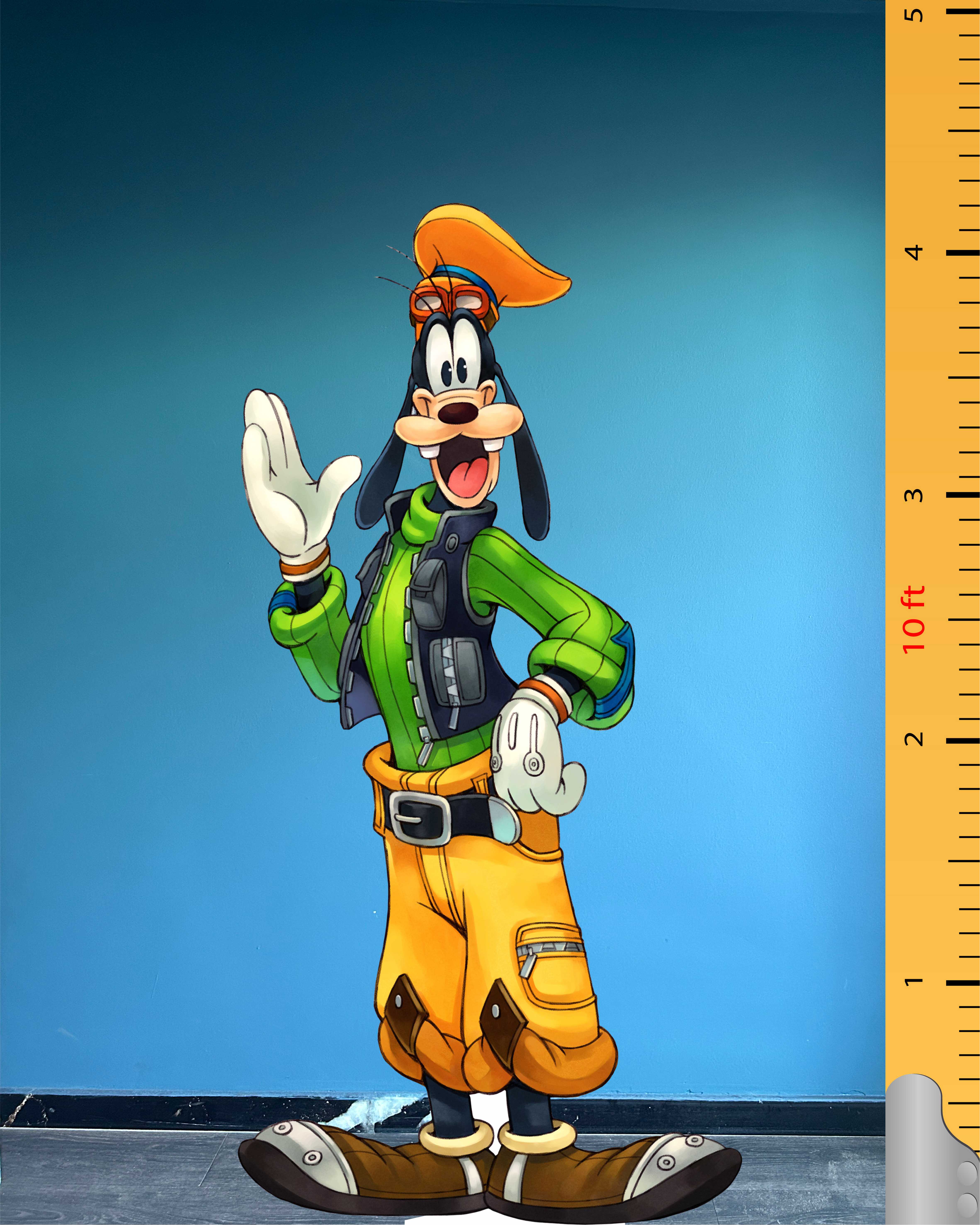 4725x5906 Goofy Cardboard Cutout Model Cartoon Fictional Character Figure Plastic Standee