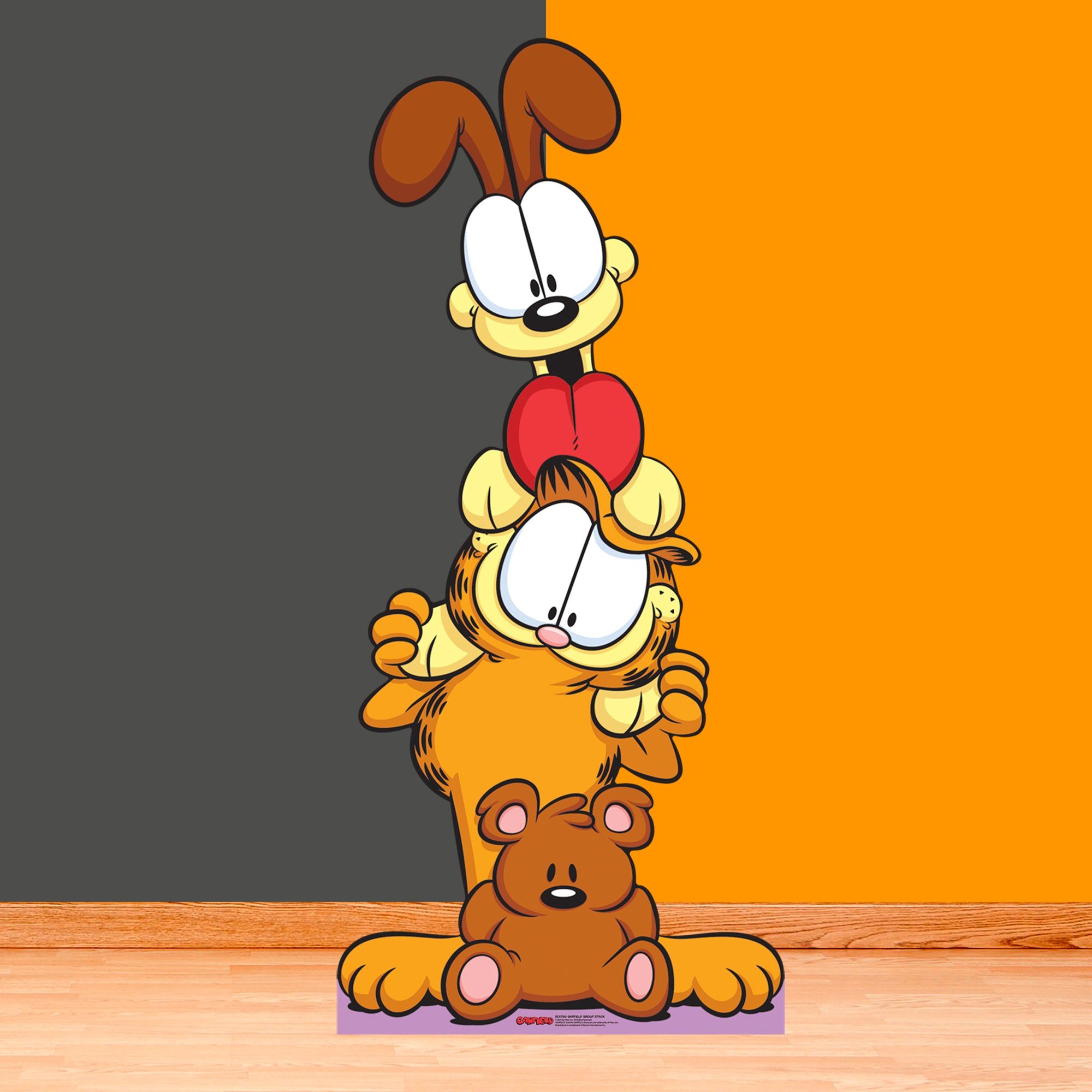2000x2000 SC4780 Garfield Group Stack Cardboard Cutouts 191cm Events UK