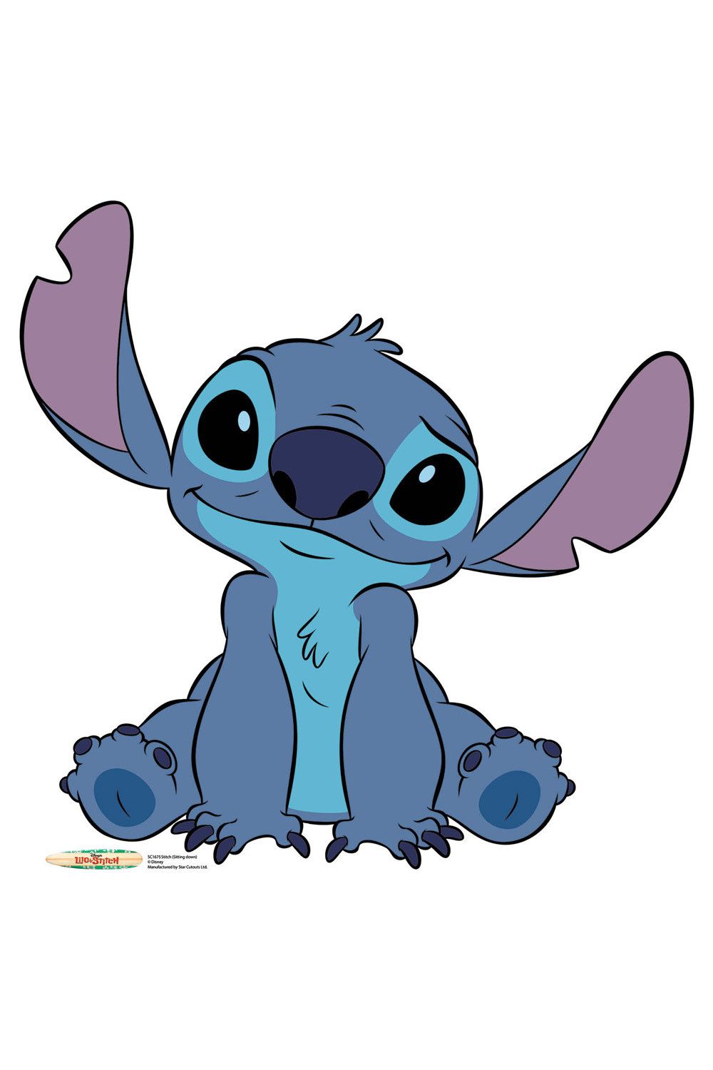 1000x1500 Stitch Sitting from Lilo and Stitch Official Cardboard Cutout / Standee
