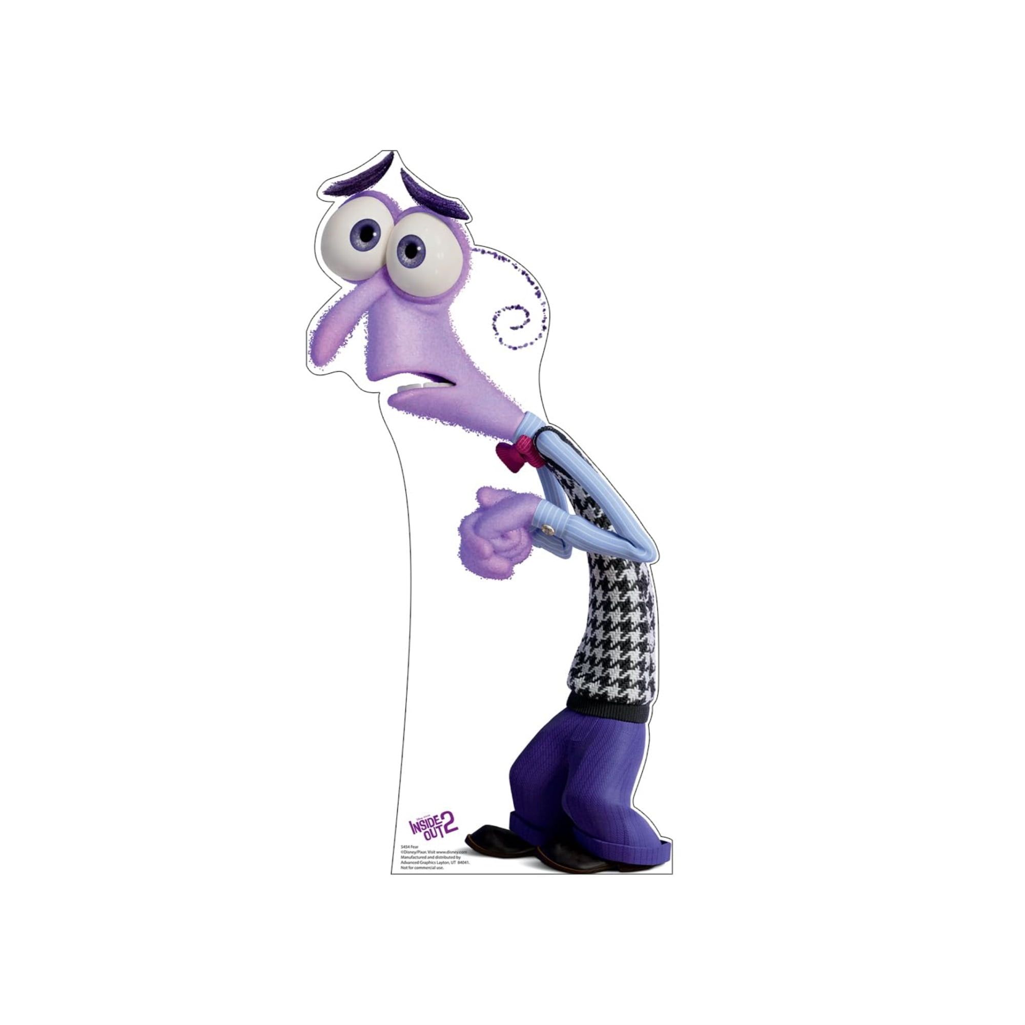 2000x2000 Cardboard People Fear Life Size Cardboard Cutout Standup Pixar Inside Out 2 (2024 Film)