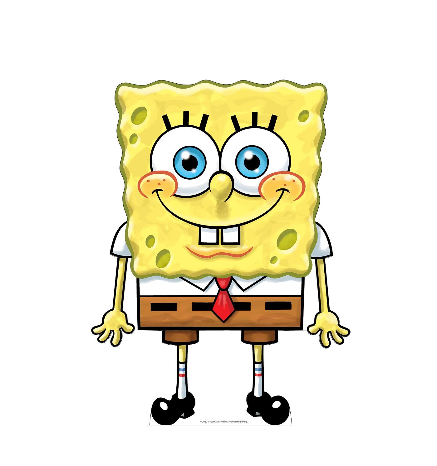 1400x1494 SpongeBob SquarePants Cardboard Cutout Standee Licensed : Home & Kitchen