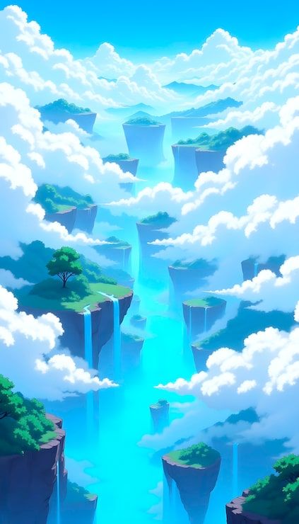 423x740 2d Game Sky Fantasy Sky Photo Free High Quality Picture