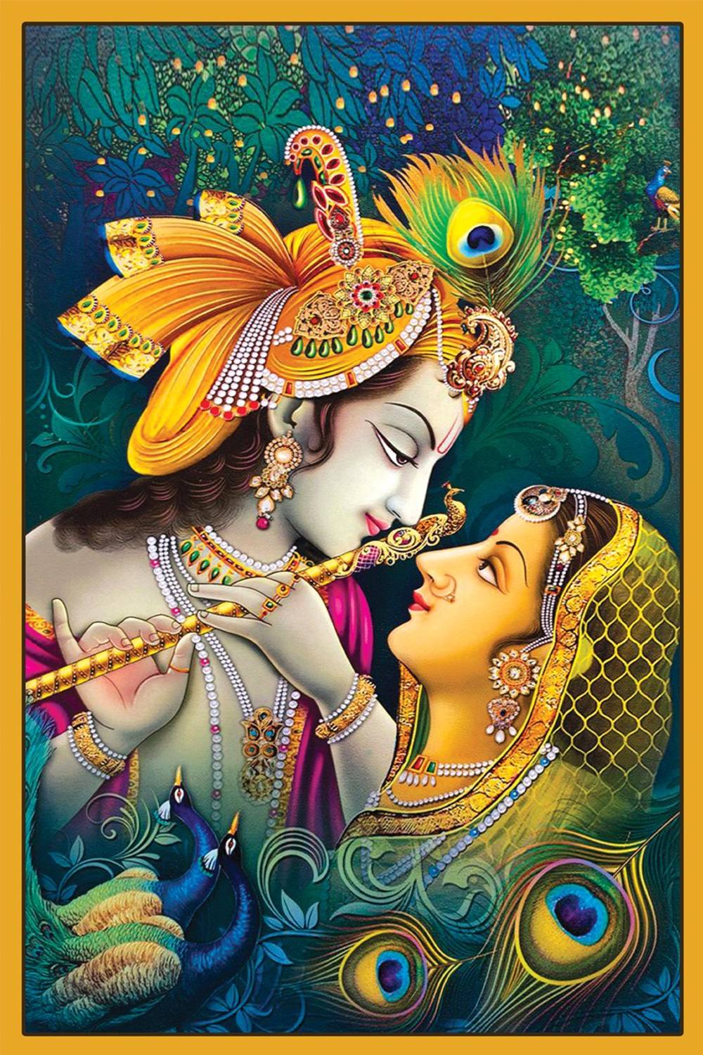 1000x1500 Beautiful Radhe Krishna Wallpaper For Home Sticker (12 X 18) Fine Art Print Posters In India Art, Film, Design, Movie, Music, Nature And Educational Paintings Wallpaper At