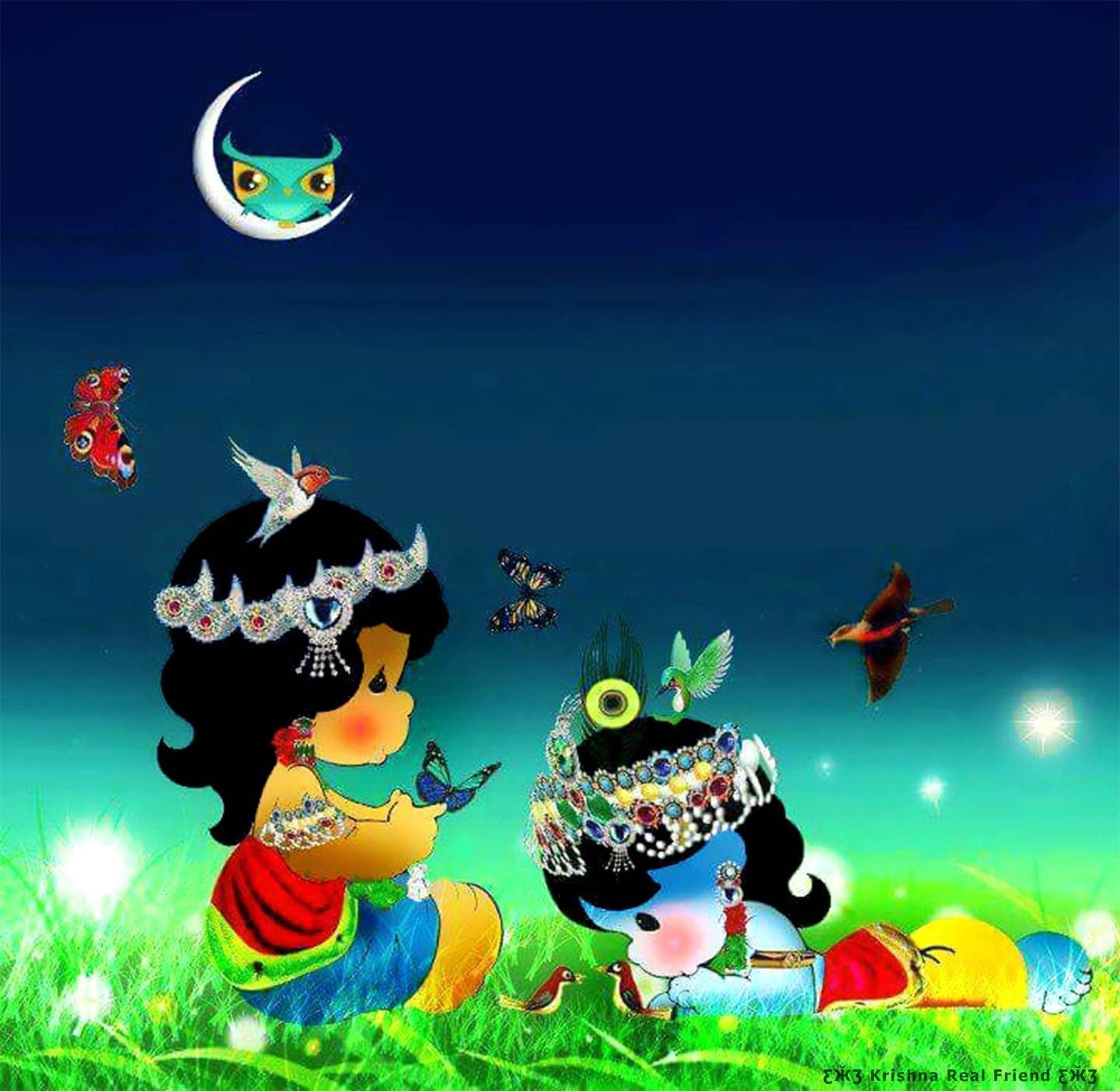 1920x1872 Cute Radha Krishna Wallpaper