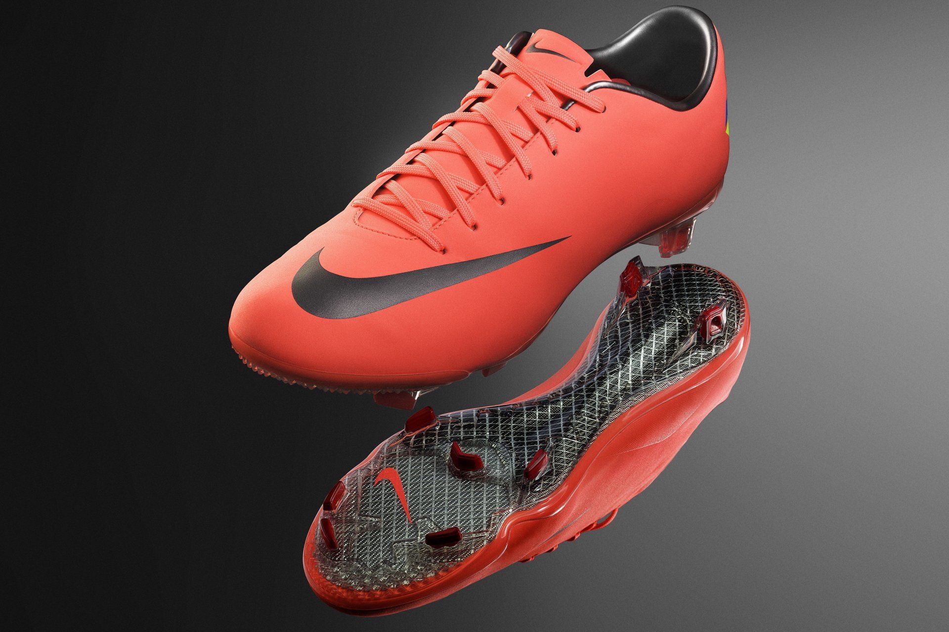 1920x1280 Nike HD Wallpaper: Dynamic Red Man Made Shoe Designx2000