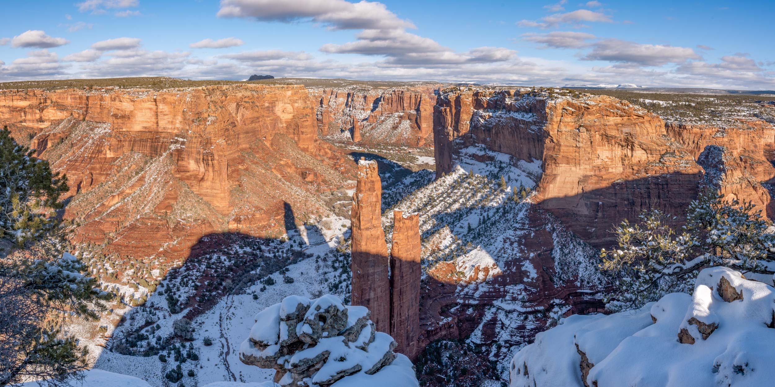 2500x1250 Canyon de Chelly Winter Panorama. Canyon de Chelly National Park, Chinle, Arizona. Craig Goodwin Photography