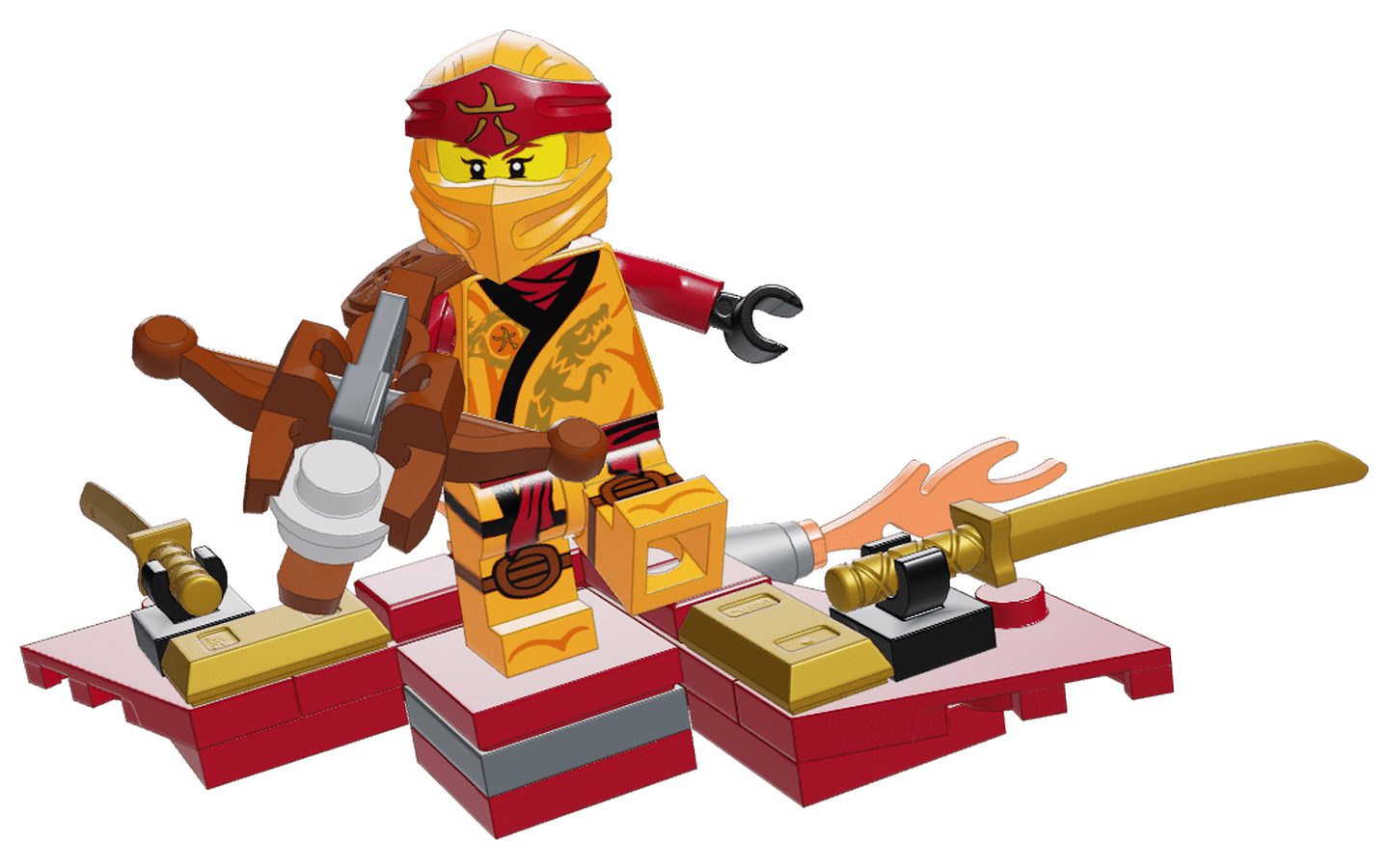 1440x900 Mecabricks.com. Ninjago: Legacy Skylor's Hoverboard