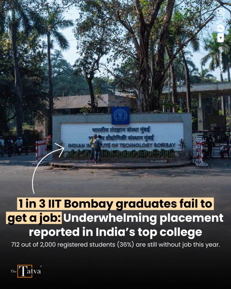 800x1000 thetatva #tatvanews #india #iit #bombay #mumbai #maharashtra #iitbombay #placement #job #work #education #college #school #people #graduate #fail #top #student