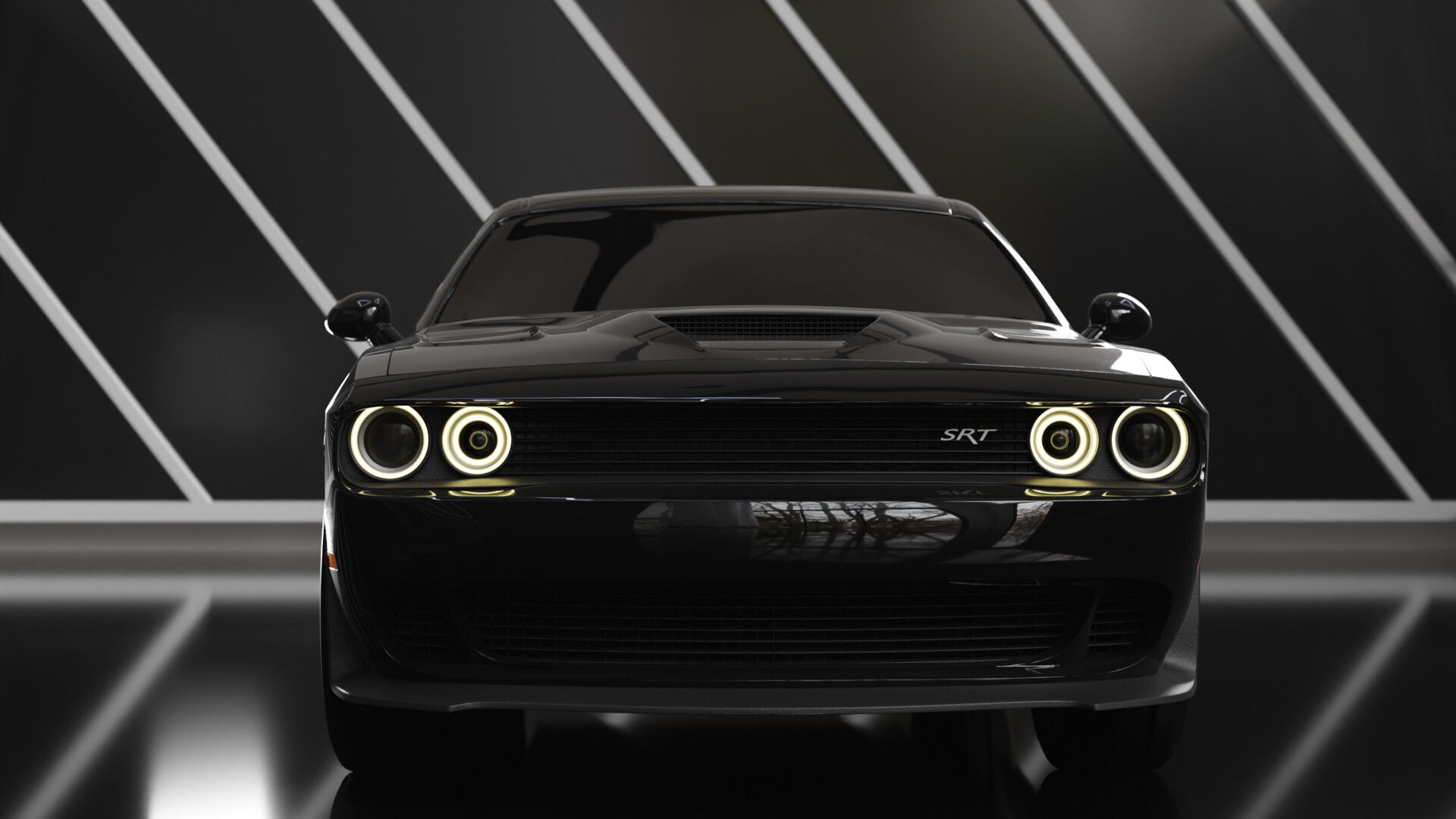 1920x1080 Dodge Challenger Hellcat