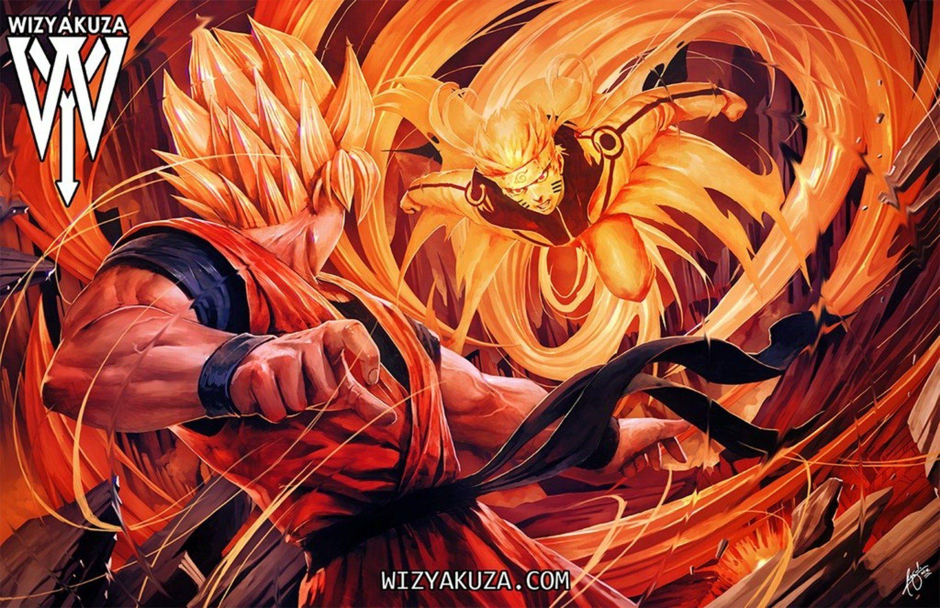 Goku Vs Naruto Wallpaper Hd gambar ke 3