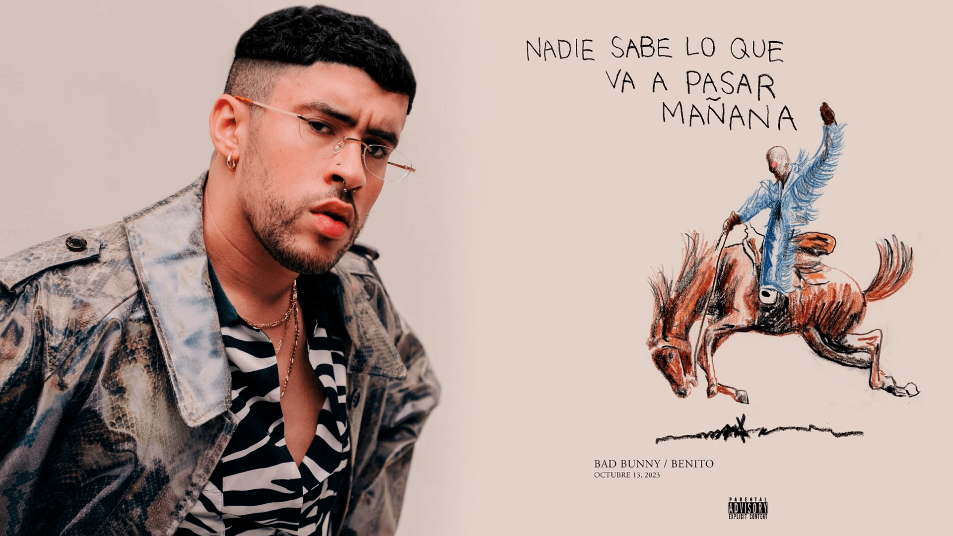 1920x1080 DISFRÚTENLO: BAD BUNNY LANZA SU NUEVO ÁLBUM NADIE SABE LO QUE VA A PASAR MAÑANA