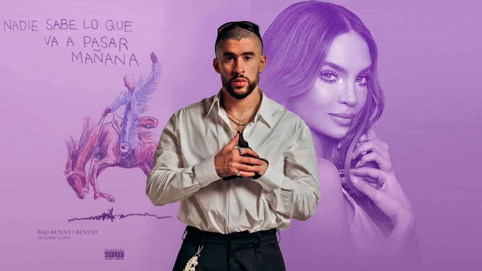 1920x1080 Bad Bunny era fan de Belinda desde niño y esta foto lo demuestra