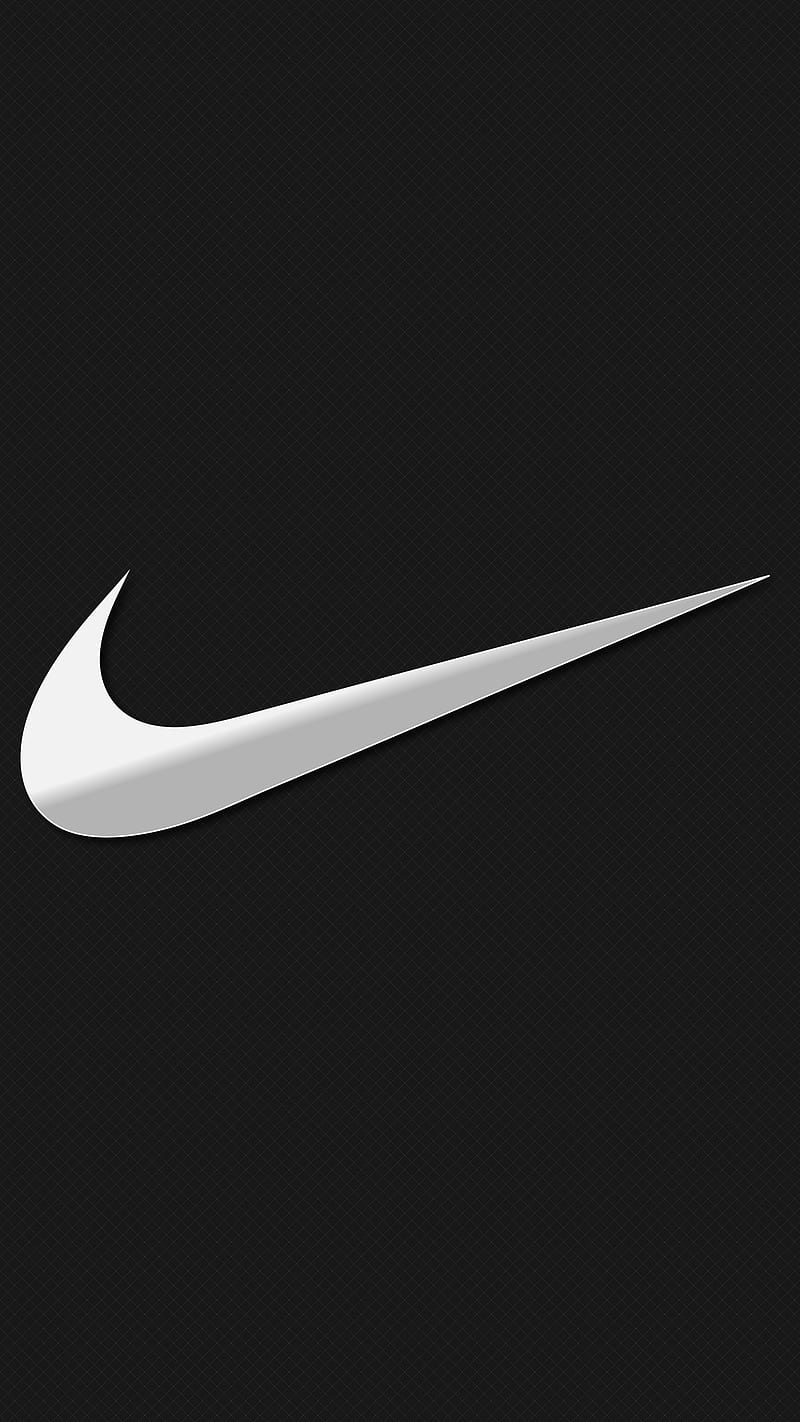 800x1422 Nike, clean, deluxe, gray, logo, minimal, stripe, texture white, HD phone wallpaper