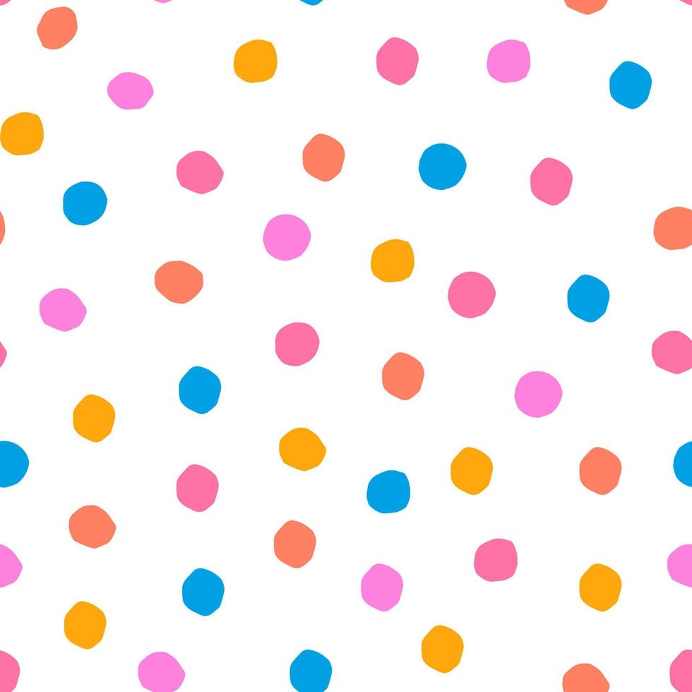 980x980 Seamless Polka Dot pattern. Abstract texture with paper cut small circles. Dotted background
