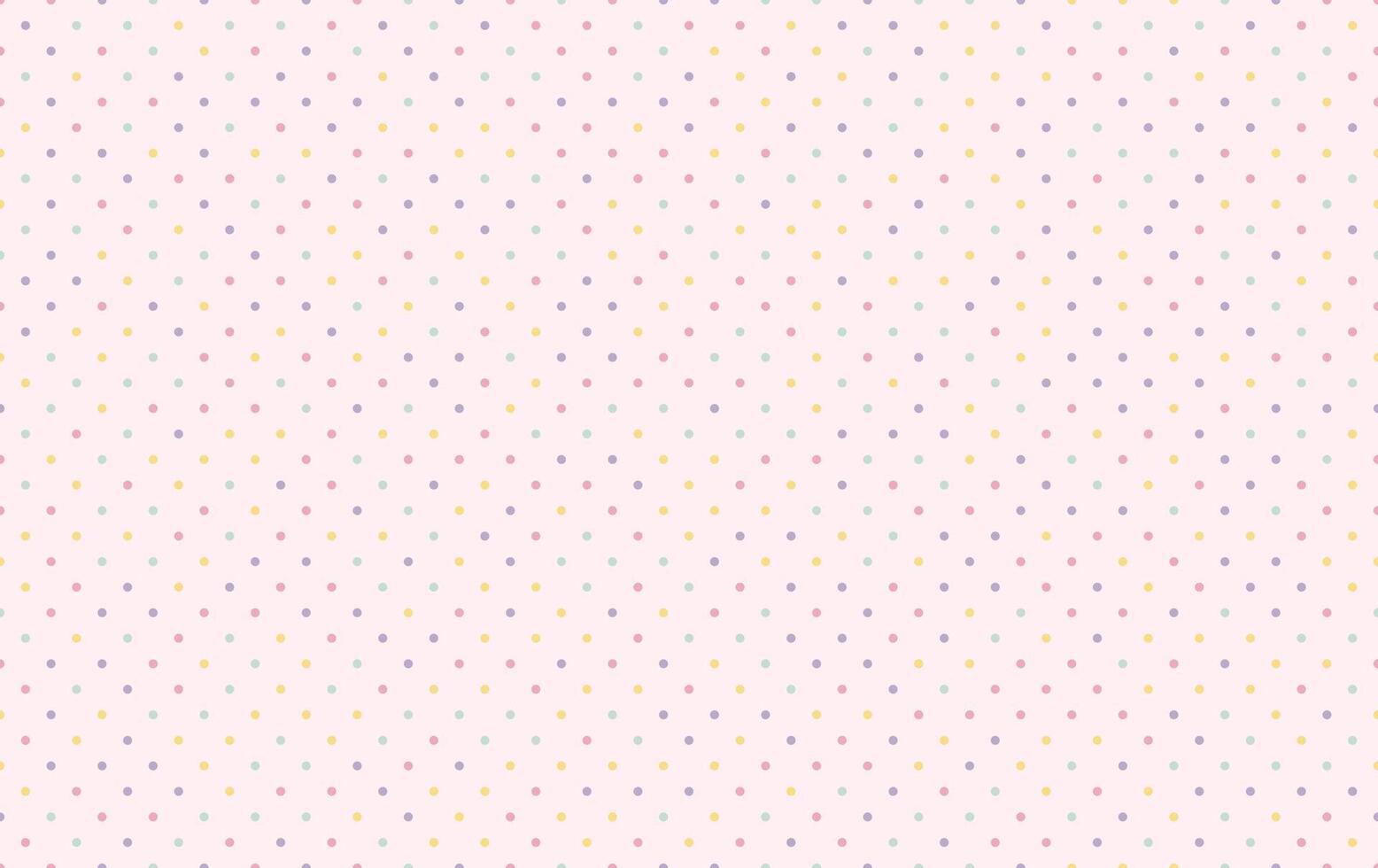 1556x980 Soft pastel polka dot pattern with small multicolor dots evenly scattered on light background