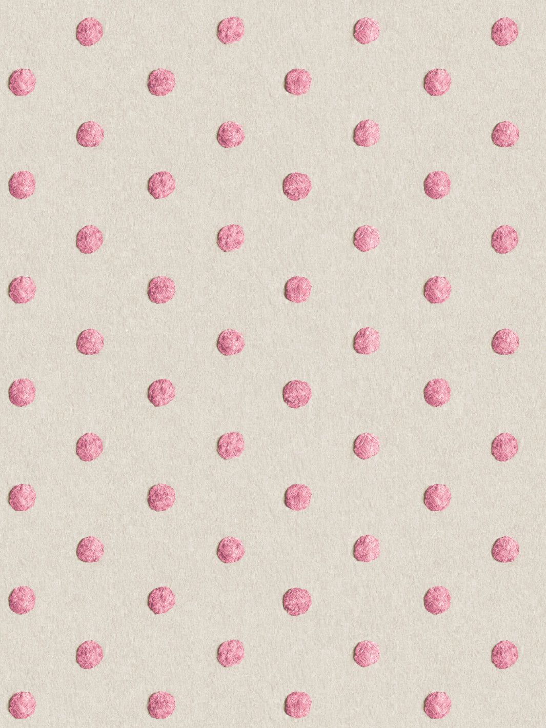 1065x1420 'Chenille Dots Small' Wallpaper