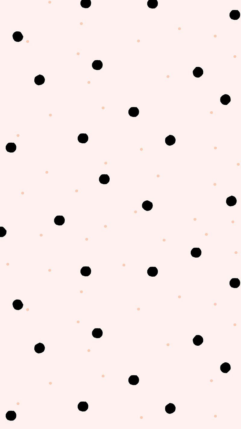 800x1422 Polka dot background, cute desktop