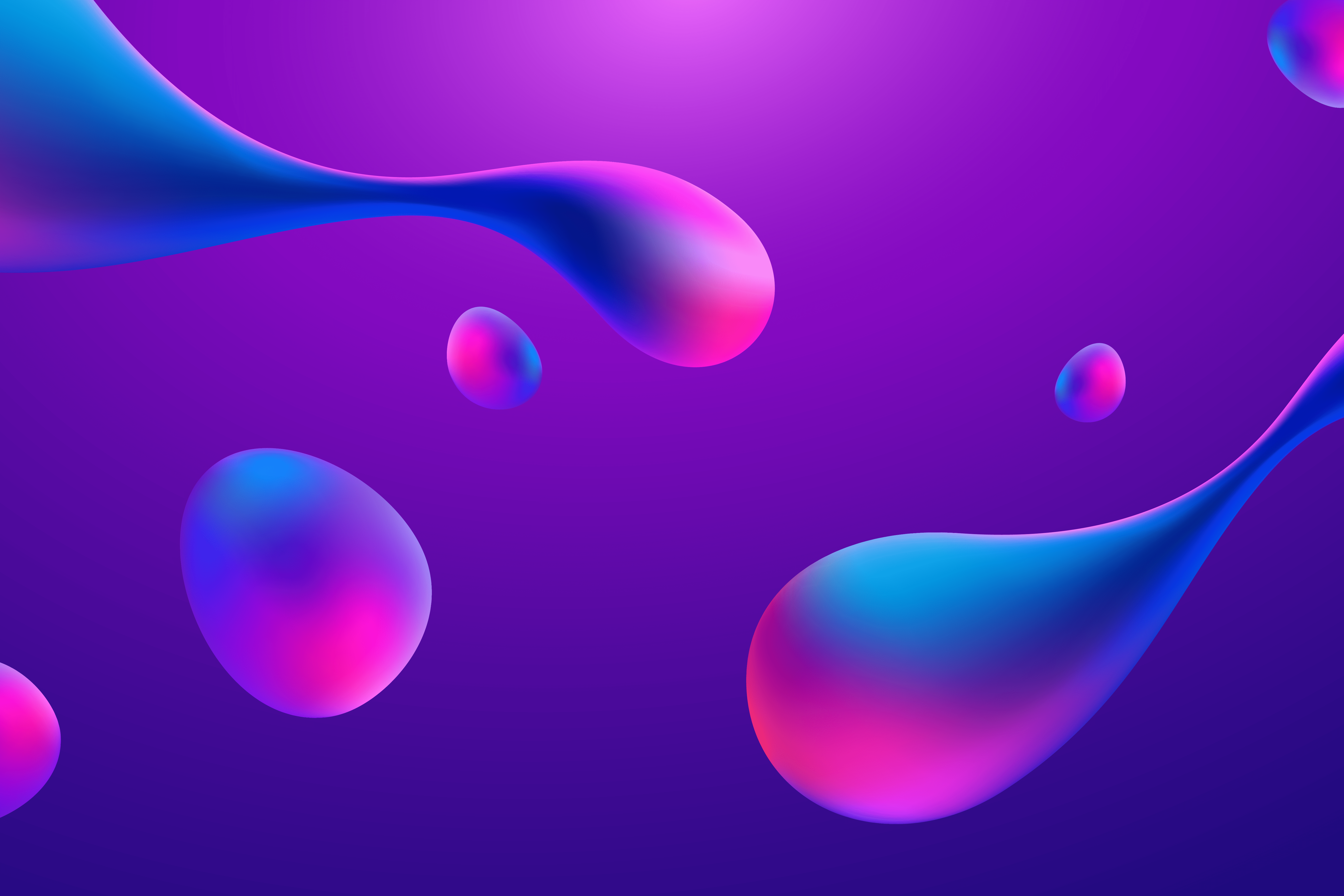 5760x3840 Wallpaper Design, Graphic Design, Blue, Colorfulness, Purple, Background Free Image