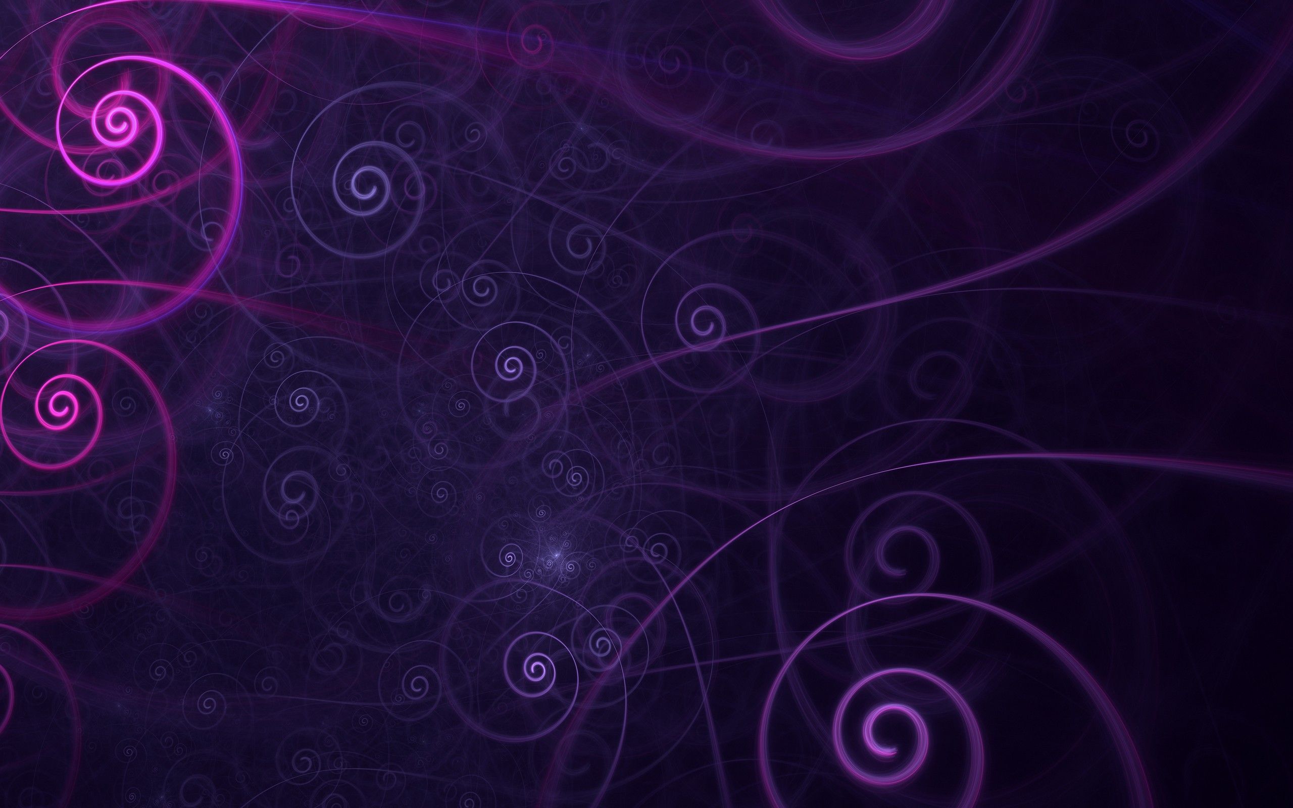 2560x1600 Mystic Purple Spirals. HD Abstract Wallpaperx1600