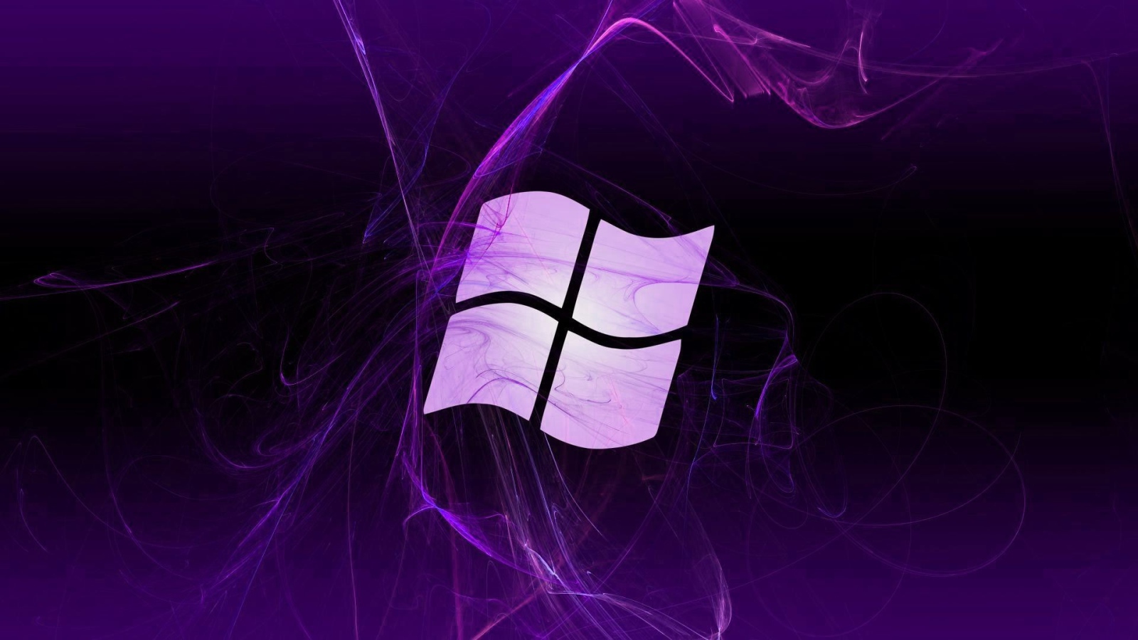 1600x900 Flag Windows, purple background Desktop wallpaper 1600x900
