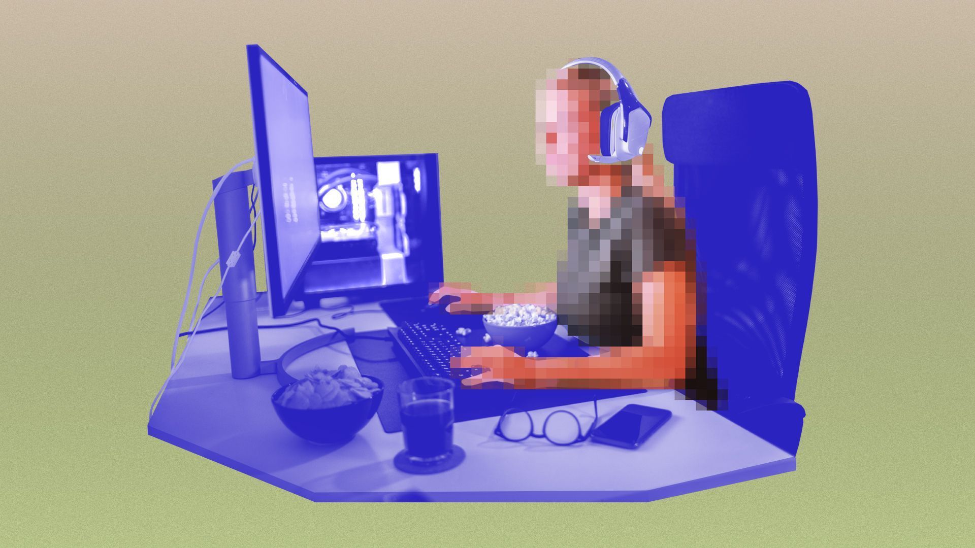 1920x1080 Women hide who they are when they game online