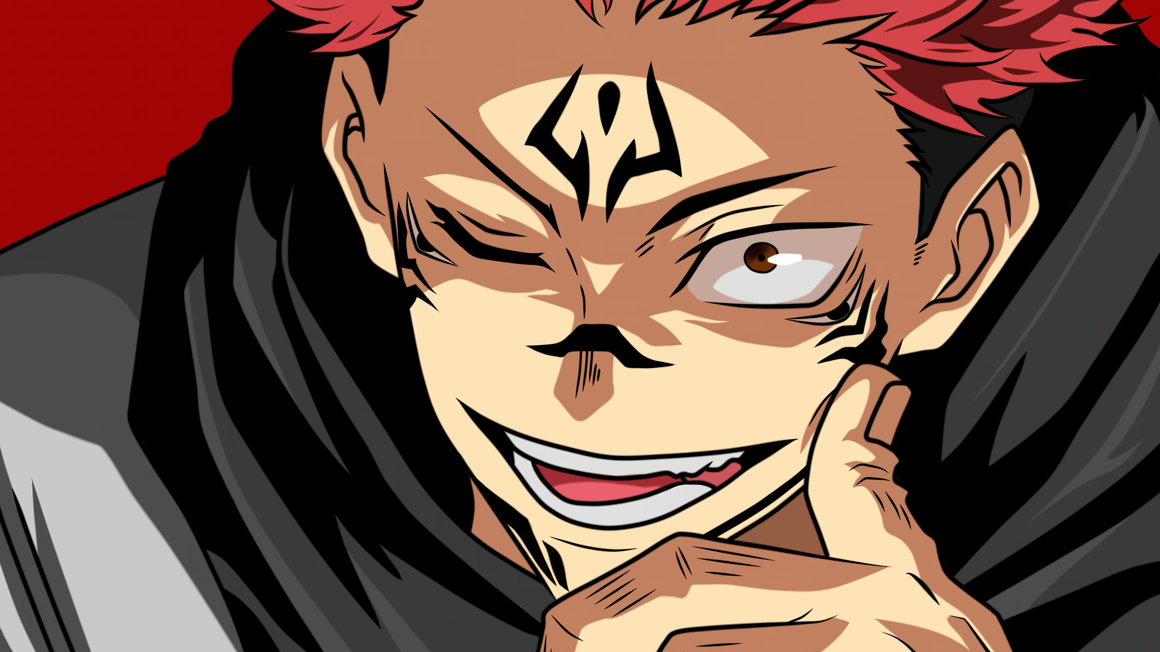 3840x2160 Sukuna Wallpaper 4K, Smiling, 5K, 8K, Artwork